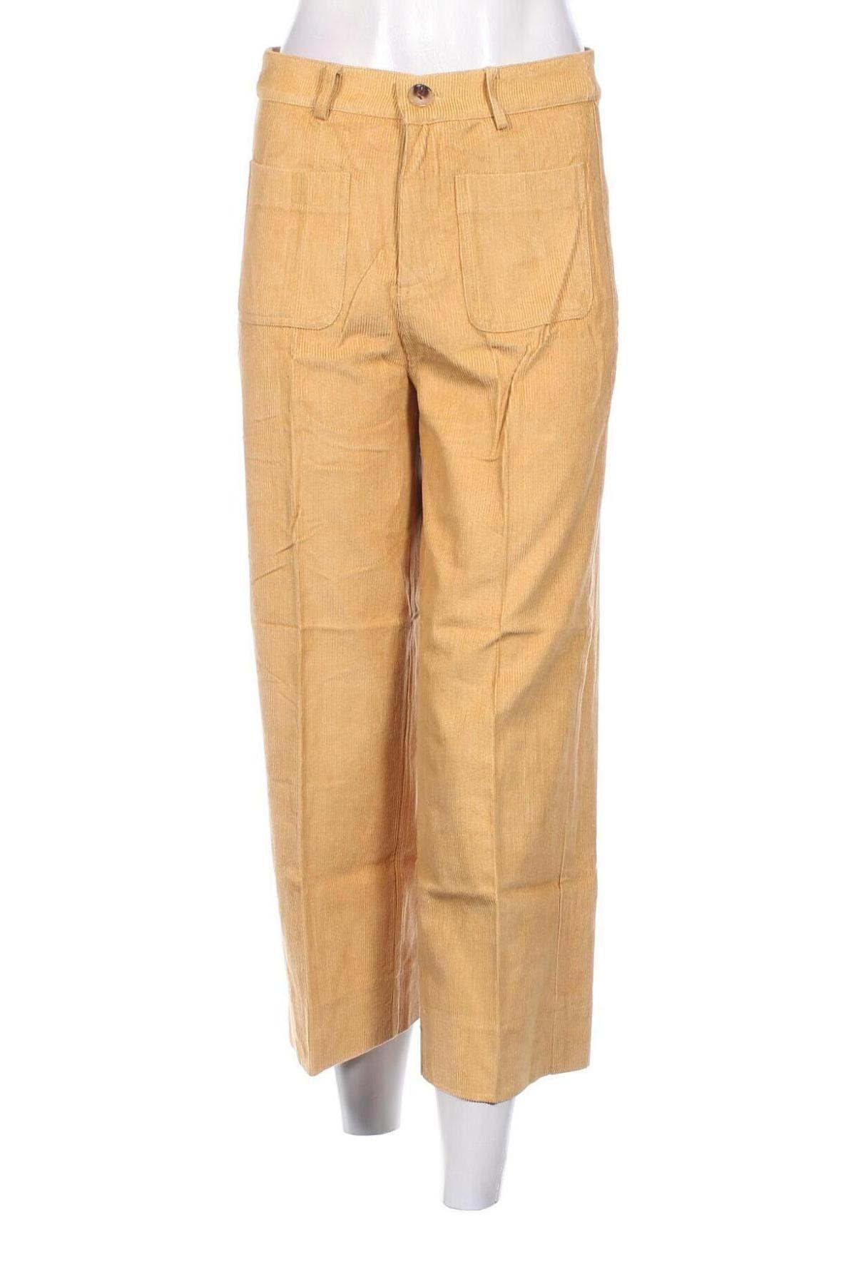 Γυναικείο κοτλέ παντελόνι Grace & Mila, Μέγεθος S, Χρώμα  Μπέζ, Τιμή 21,57 €