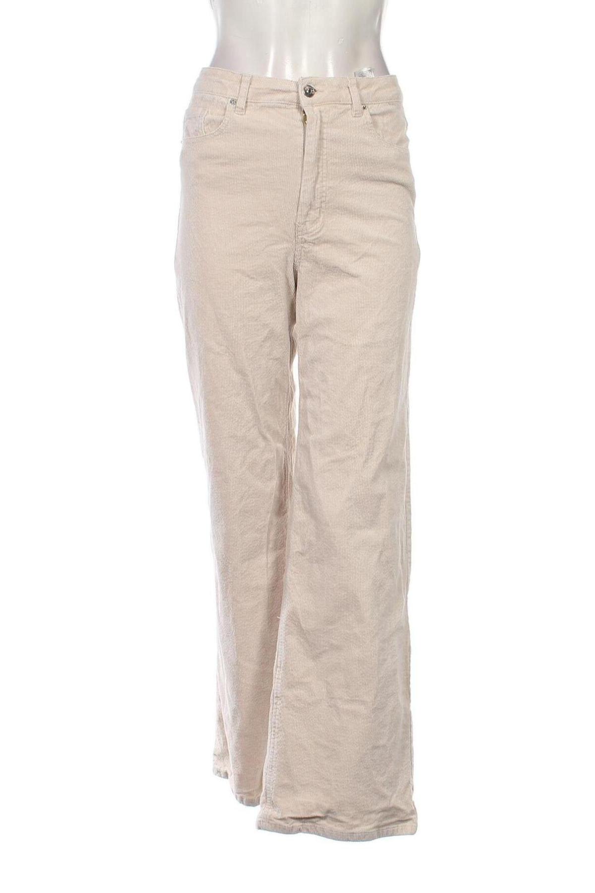 Damen Cordhose H&M Divided, Größe S, Farbe Beige, Preis 6,46 €