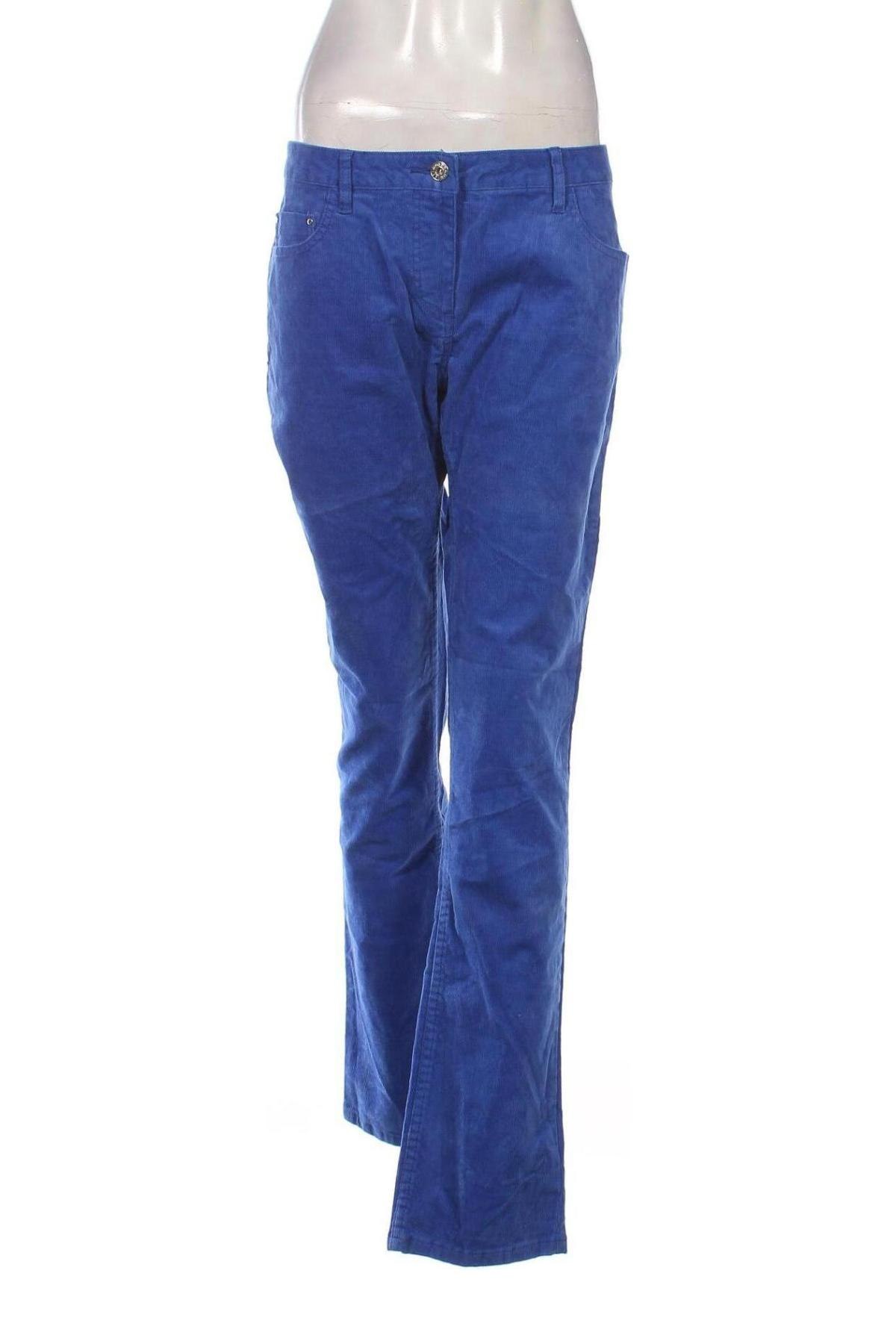 Pantaloni de velvet de femei Mc Gregor, Mărime XL, Culoare Albastru, Preț 123,02 Lei