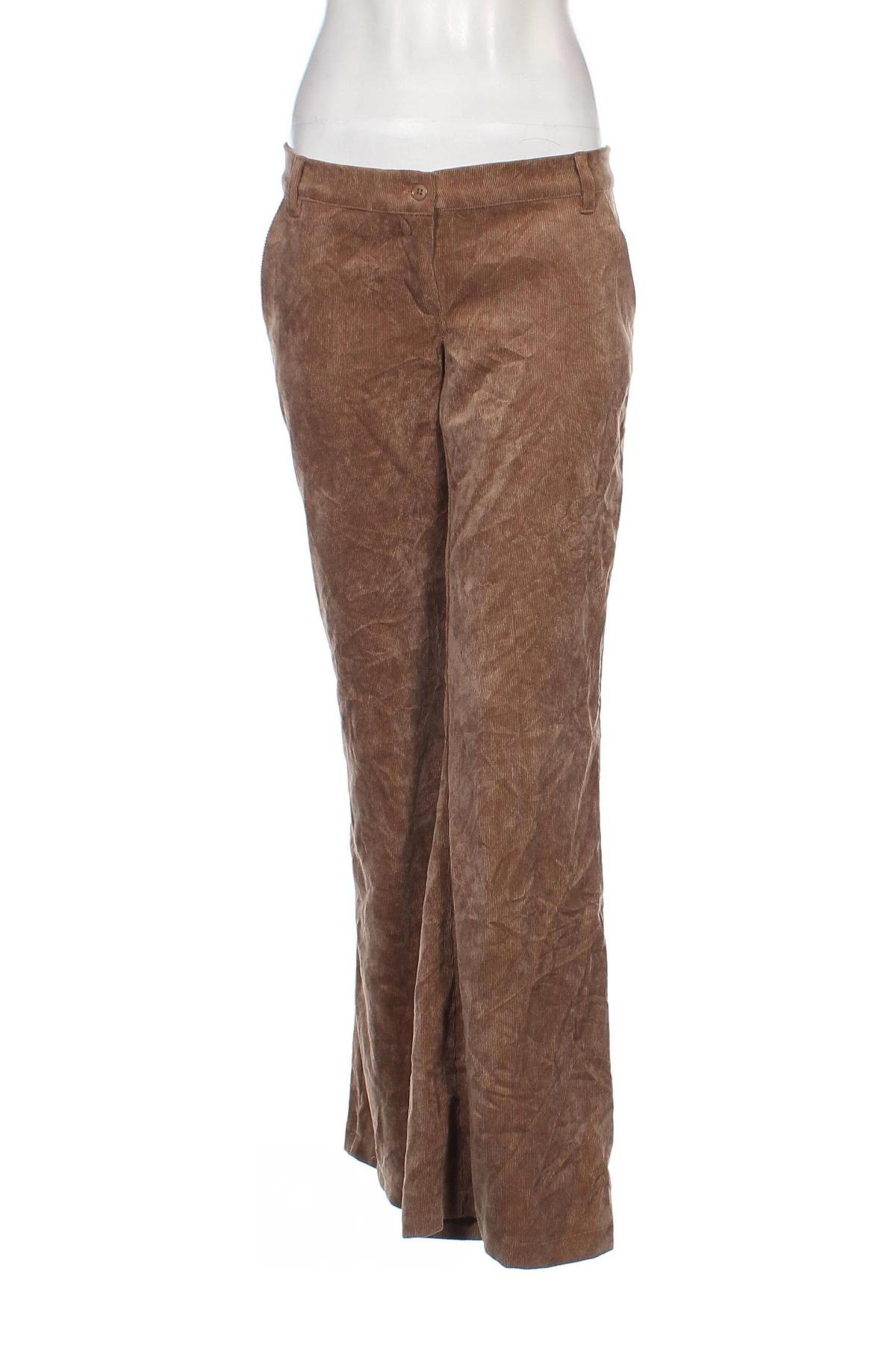 Γυναικείο κοτλέ παντελόνι Regalinas, Μέγεθος M, Χρώμα Καφέ, Τιμή 11,10 €
