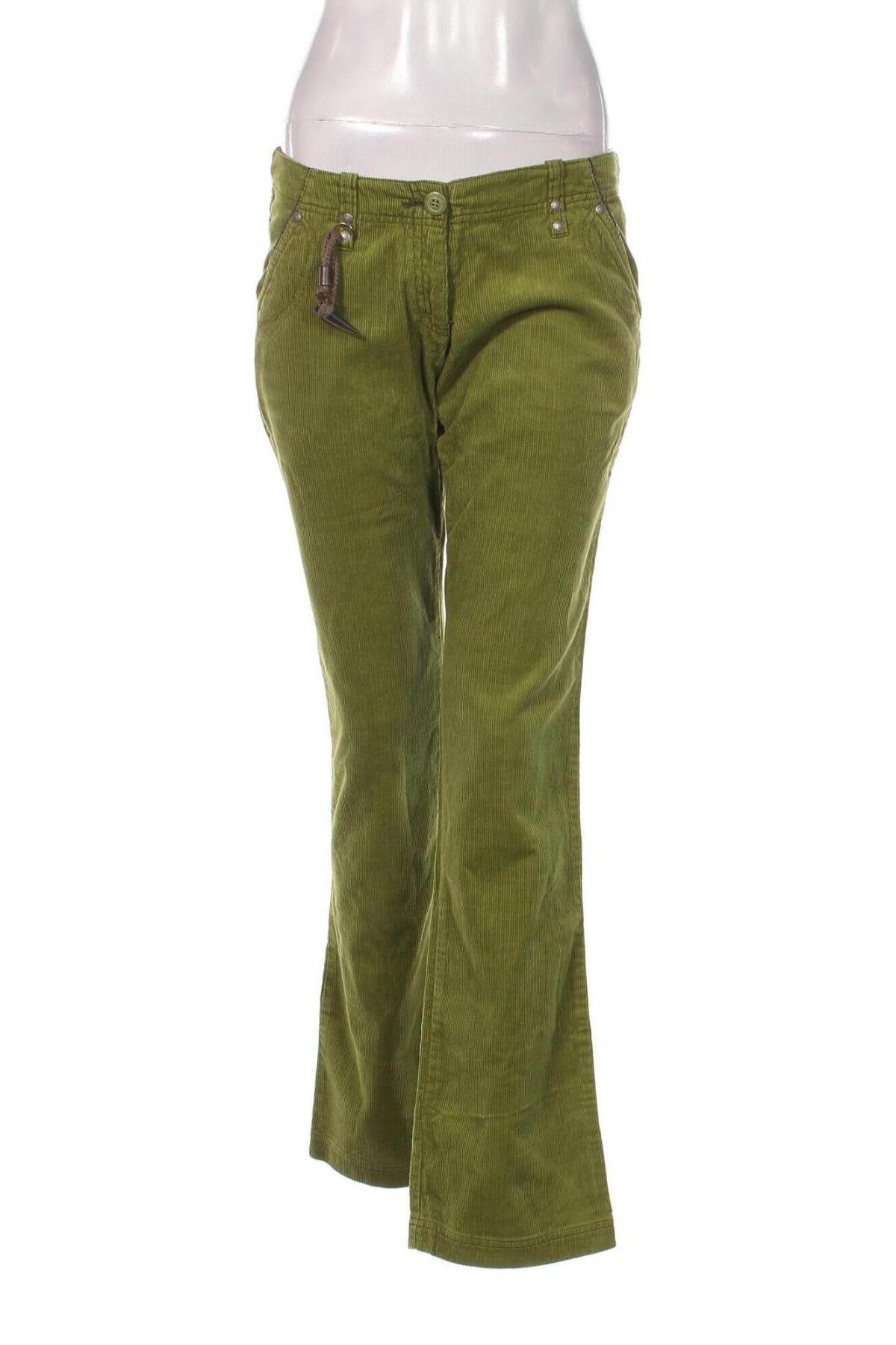 Γυναικείο κοτλέ παντελόνι Reserved, Μέγεθος S, Χρώμα Πράσινο, Τιμή 16,04 €