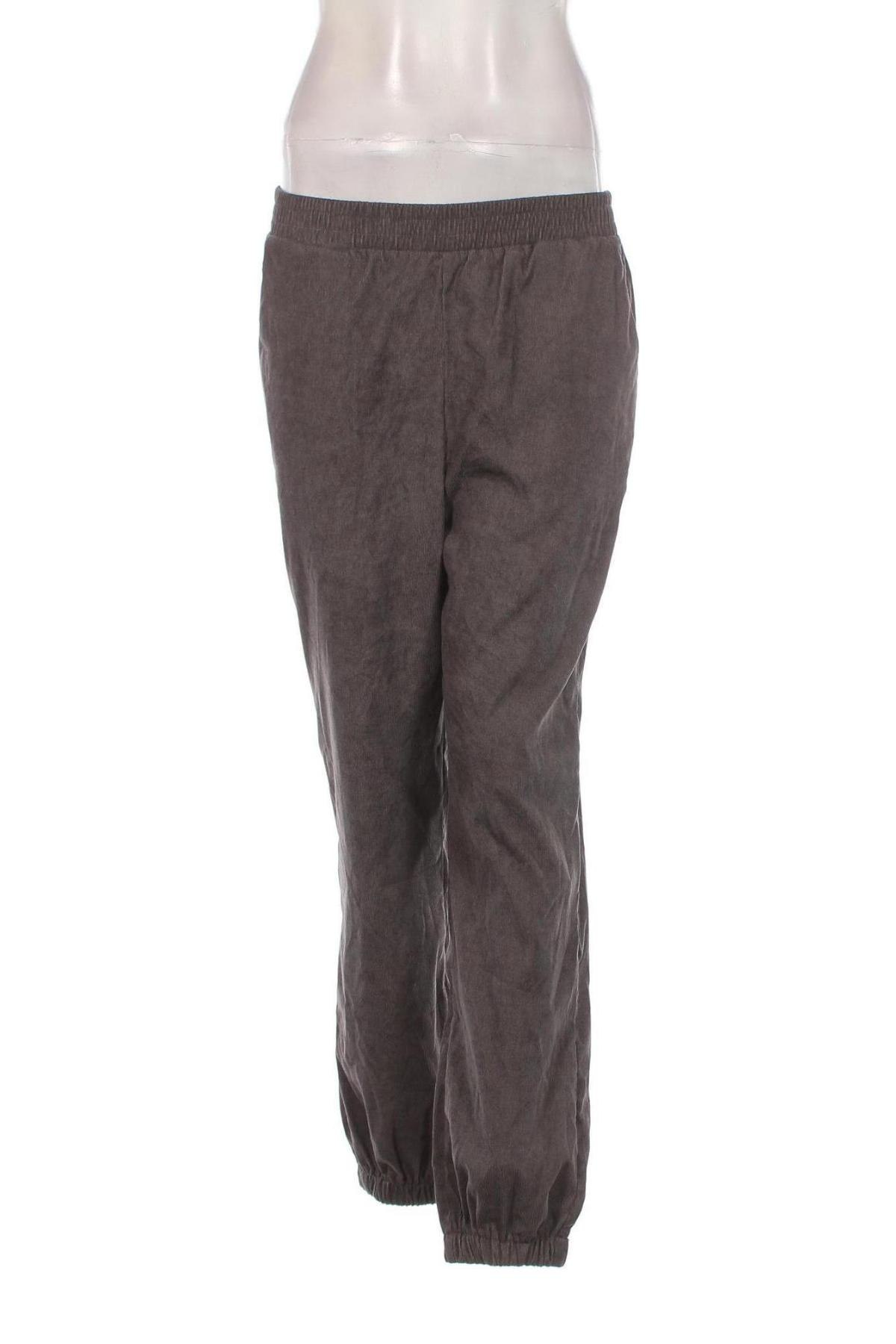 Pantaloni de velvet de femei SHEIN, Mărime S, Culoare Gri, Preț 38,16 Lei