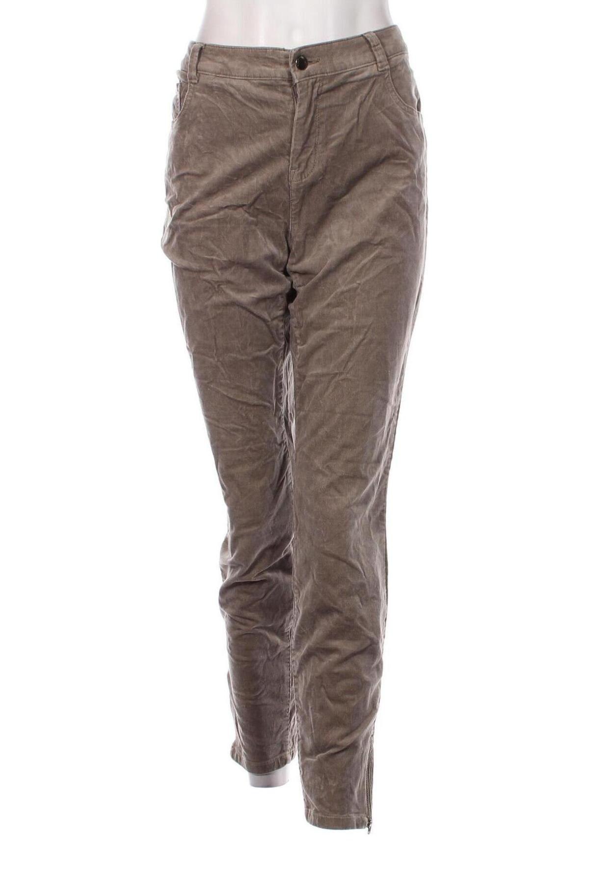Γυναικείο κοτλέ παντελόνι Yessica, Μέγεθος XL, Χρώμα  Μπέζ, Τιμή 8,07 €