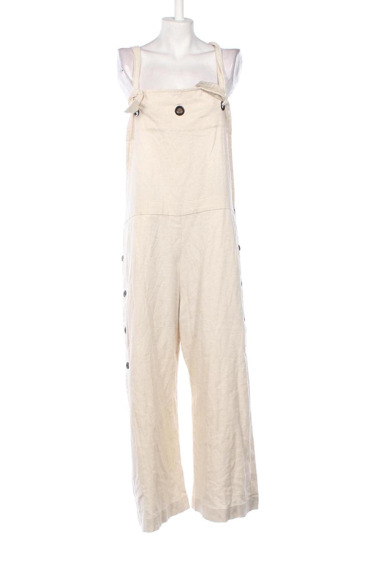 Damen Overall, Größe 3XL, Farbe Beige, Preis 13,57 €