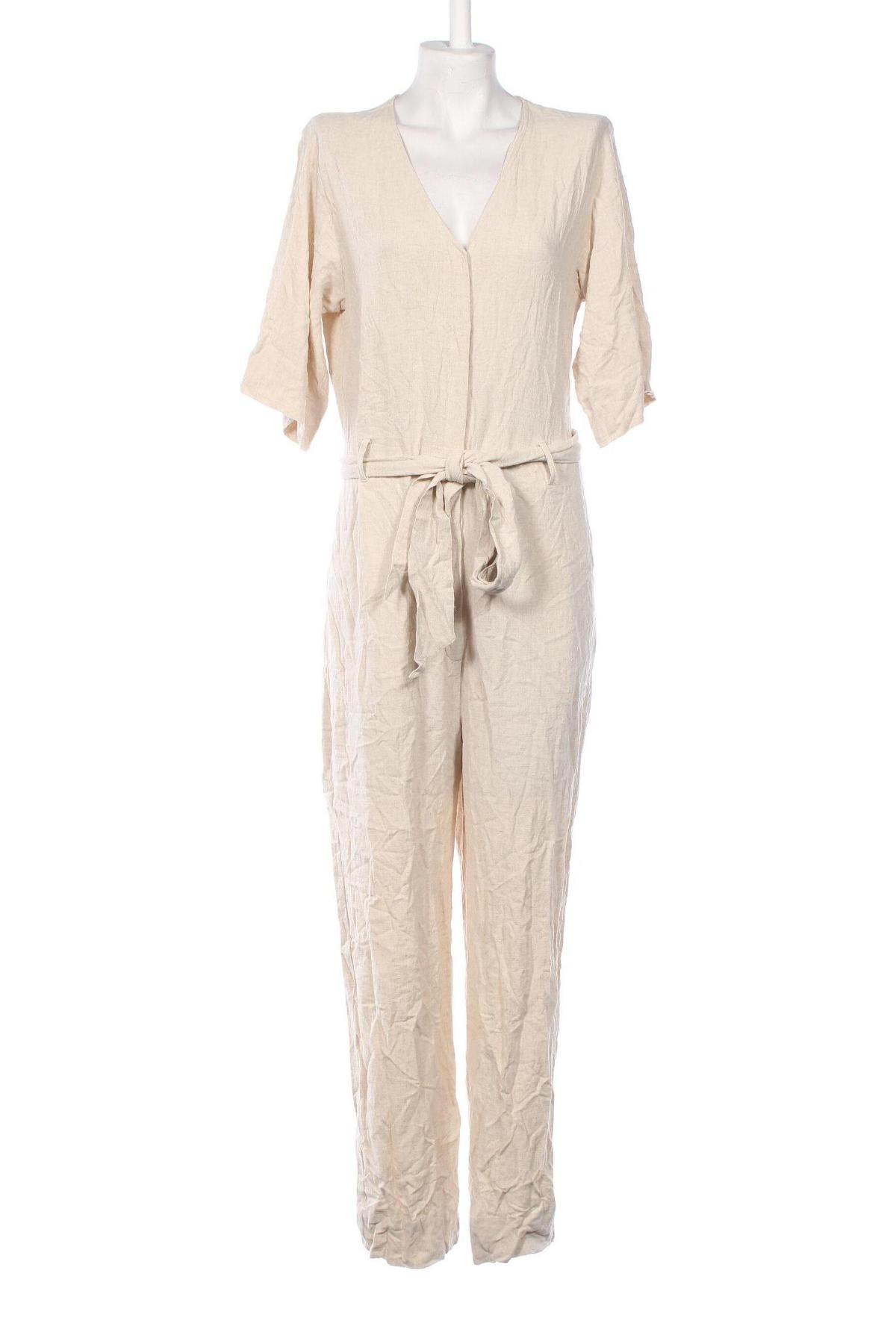 Damen Overall Selected Femme, Größe L, Farbe Beige, Preis € 26,25