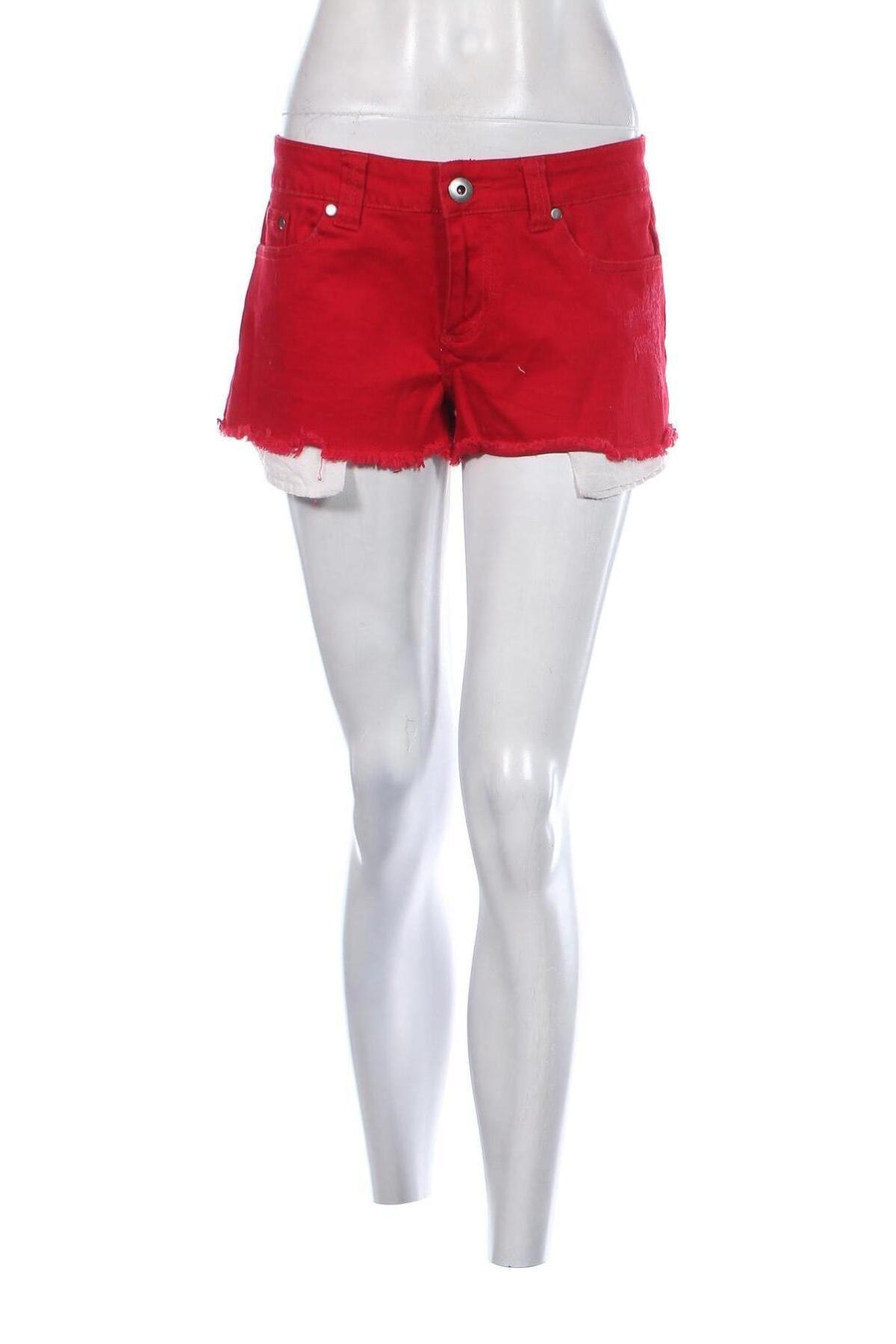 Дамски къс панталон, Размер XL, Цвят Червен, Цена 10,26 лв.