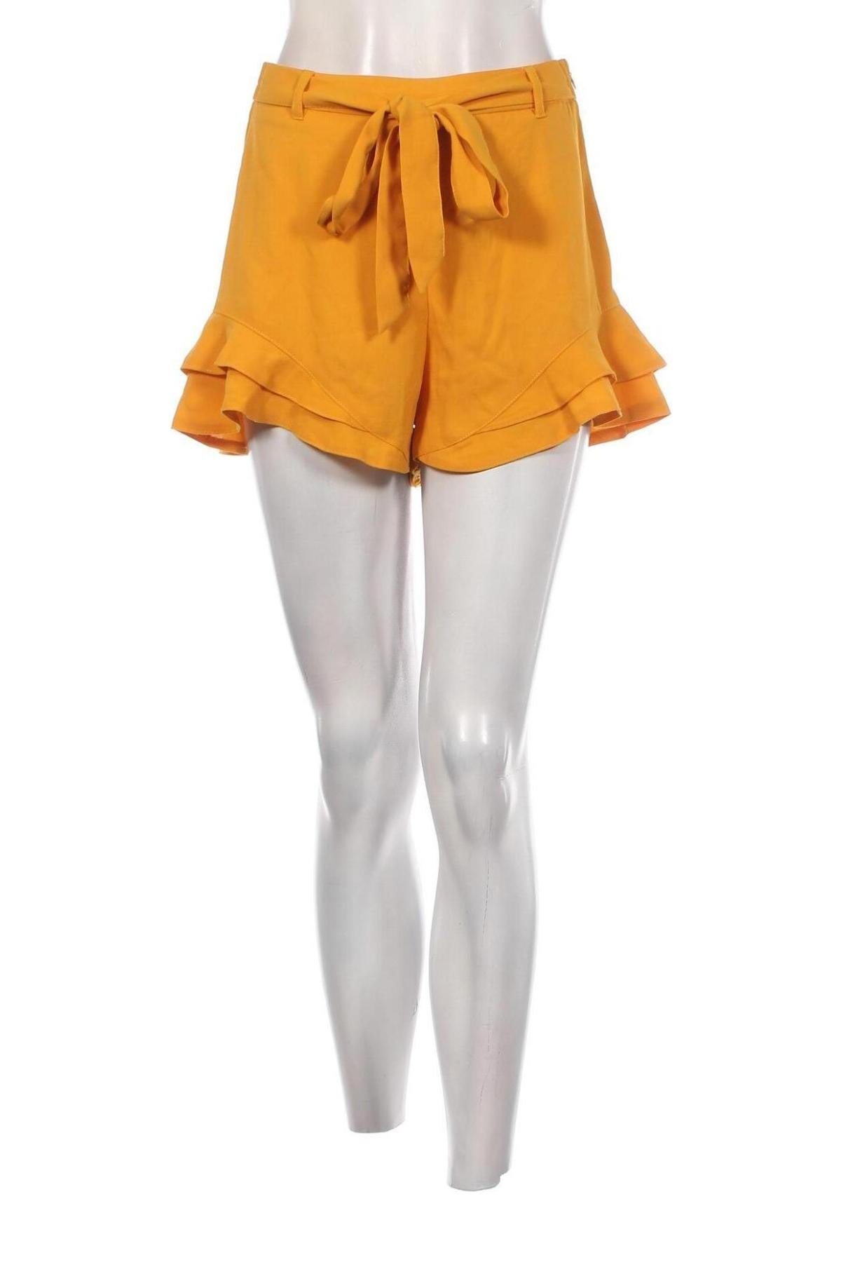 Γυναικείο κοντό παντελόνι Amisu, Μέγεθος S, Χρώμα Κίτρινο, Τιμή 11,75 €
