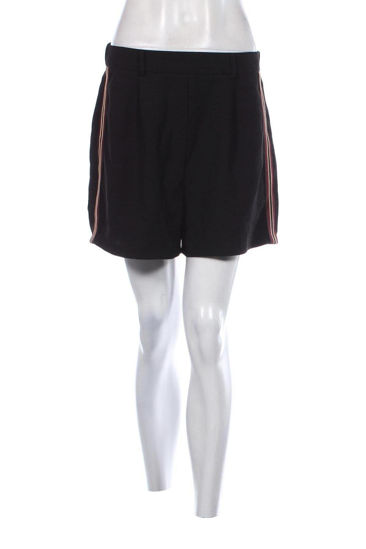 Γυναικείο κοντό παντελόνι Bershka, Μέγεθος M, Χρώμα Μαύρο, Τιμή 3,53 €