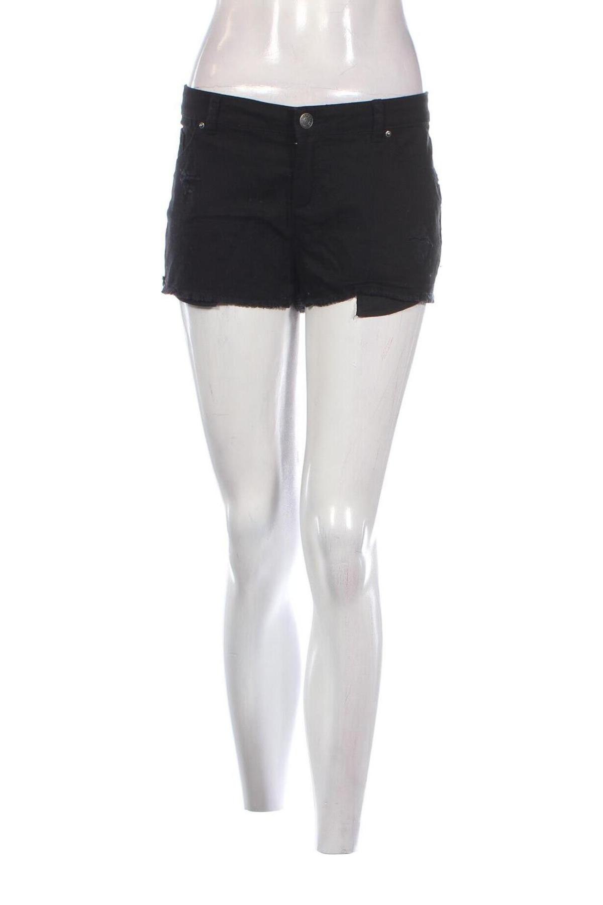 Дамски къс панталон Clockhouse, Размер M, Цвят Черен, Цена 6,65 лв.