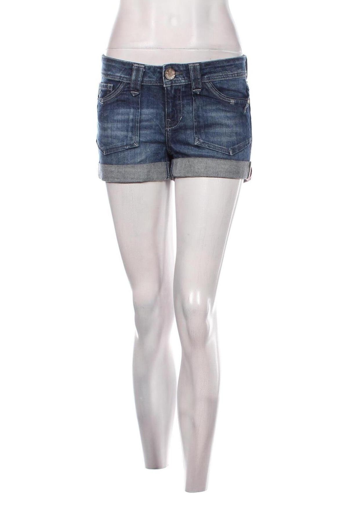 Дамски къс панталон Edc By Esprit, Размер S, Цвят Син, Цена 11,90 лв.