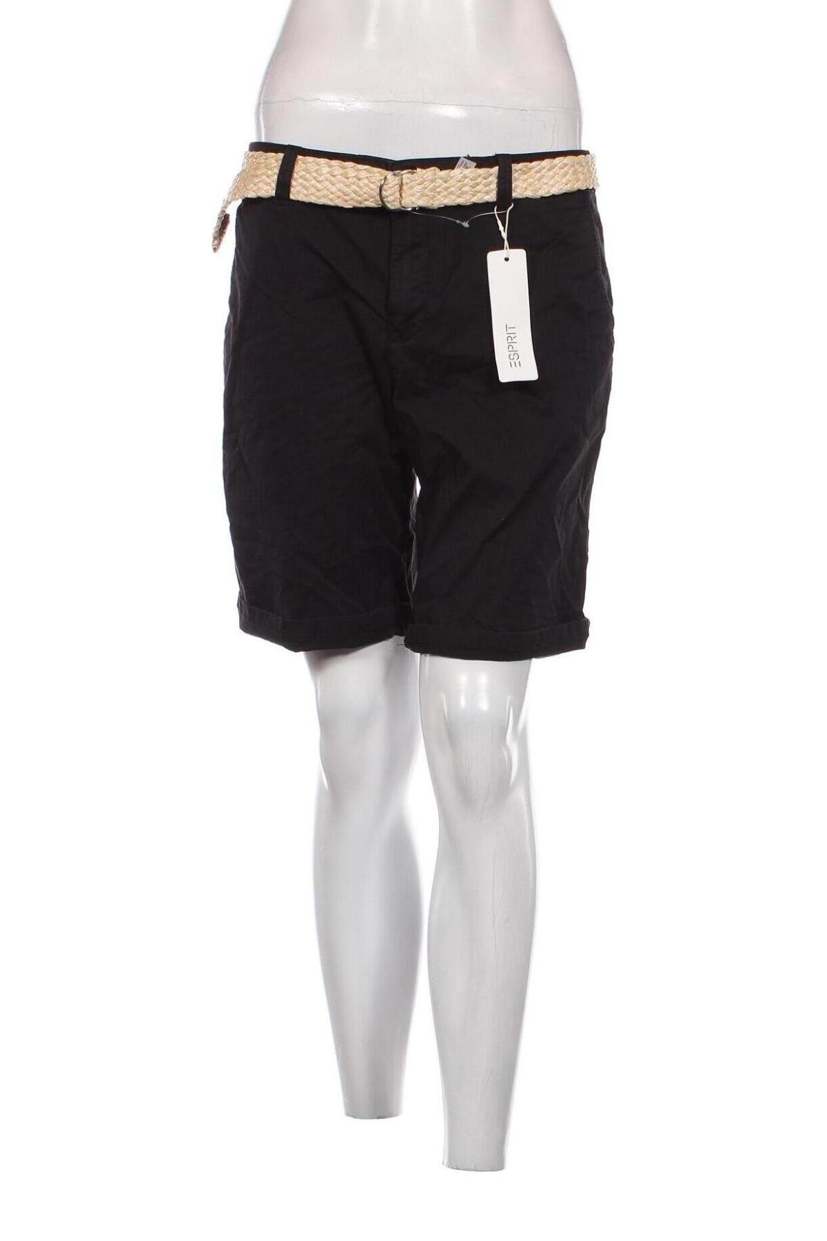 Γυναικείο κοντό παντελόνι Esprit, Μέγεθος M, Χρώμα Μαύρο, Τιμή 14,29 €