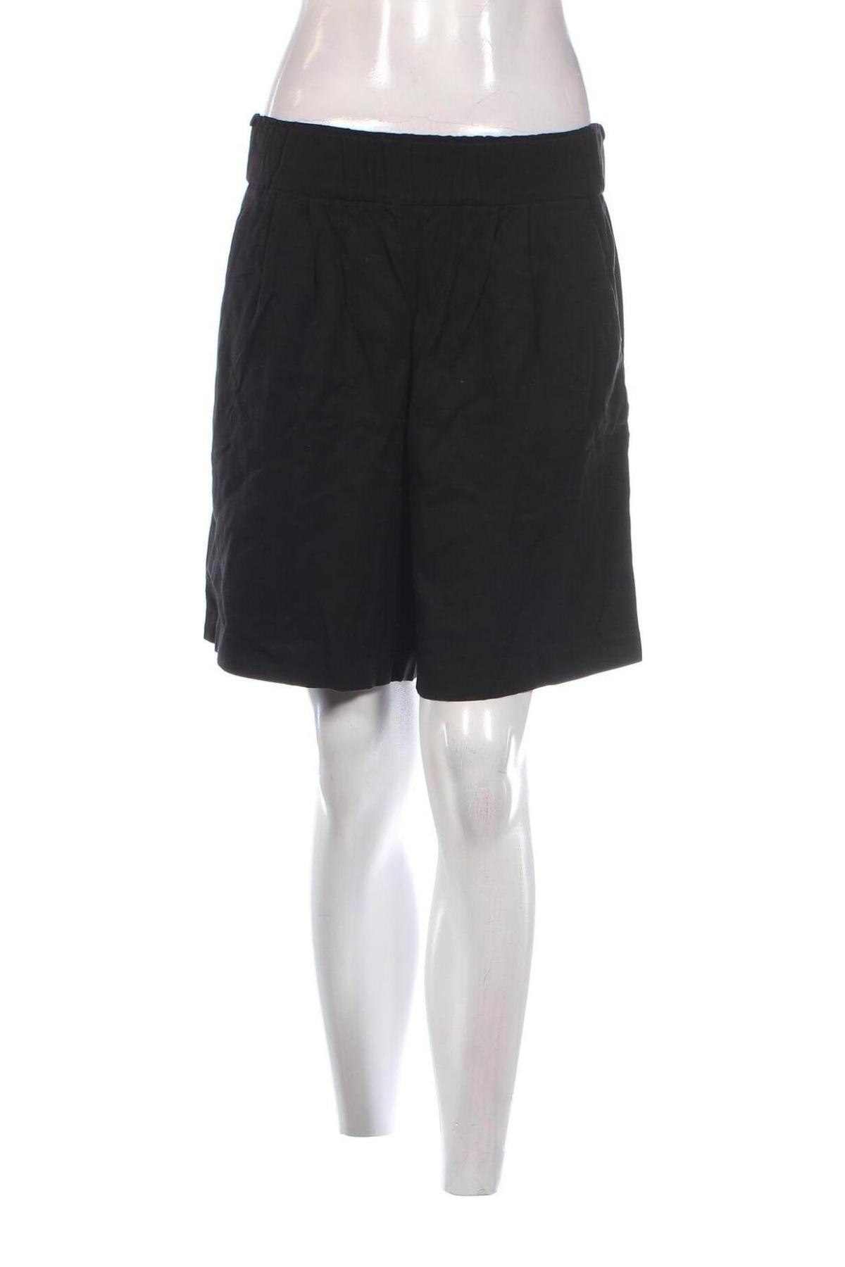 Дамски къс панталон H&M, Размер S, Цвят Черен, Цена 19,55 лв.