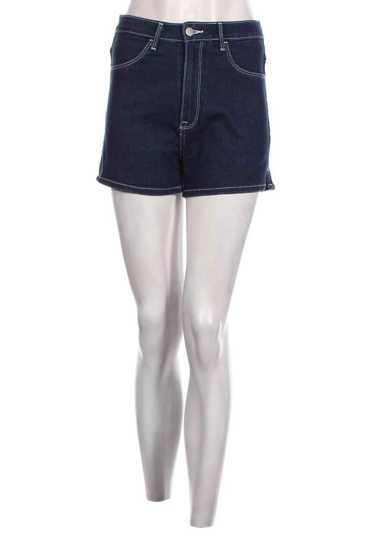 Дамски къс панталон H&M, Размер S, Цвят Син, Цена 11,29 лв.