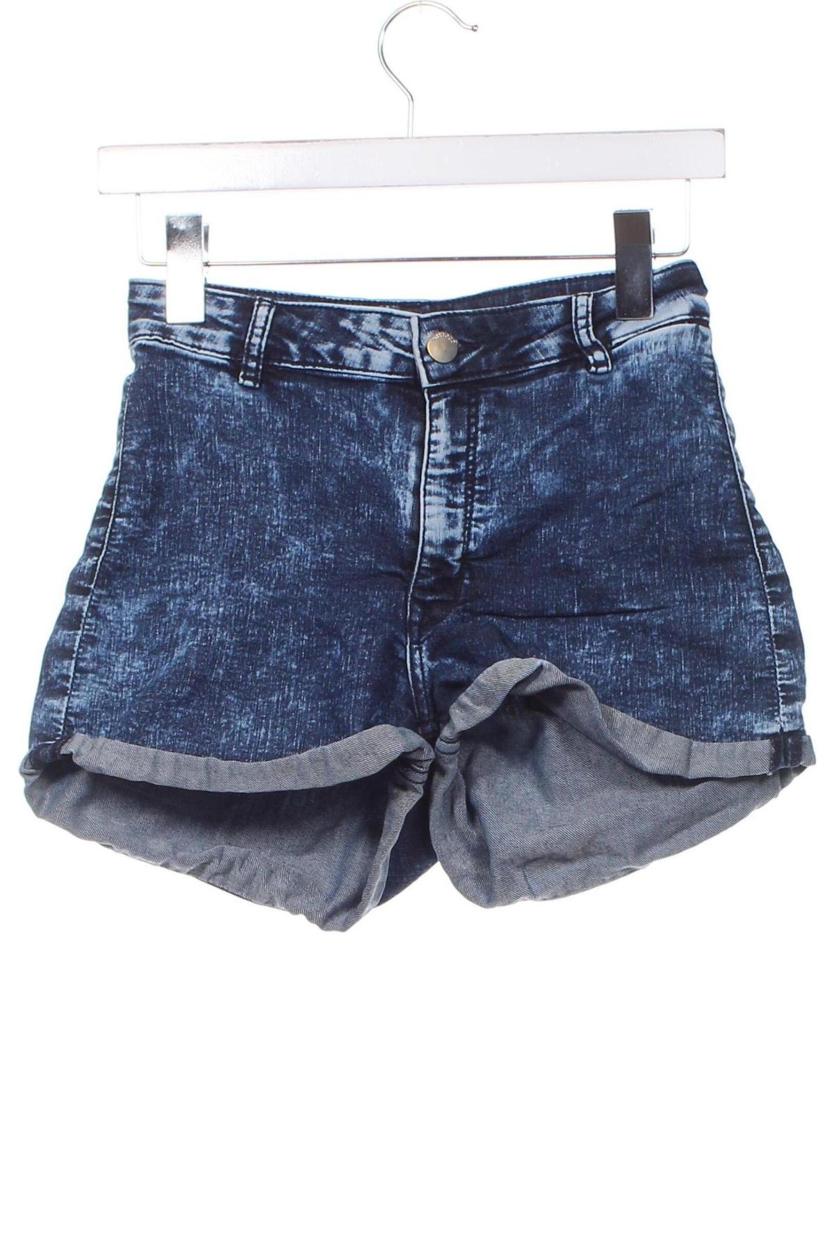 Pantaloni scurți de femei H&M Divided, Mărime S, Culoare Albastru, Preț 48,47 Lei