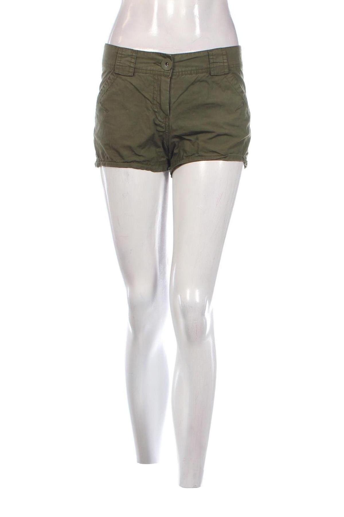 Pantaloni scurți de femei H&M Divided, Mărime S, Culoare Verde, Preț 27,63 Lei