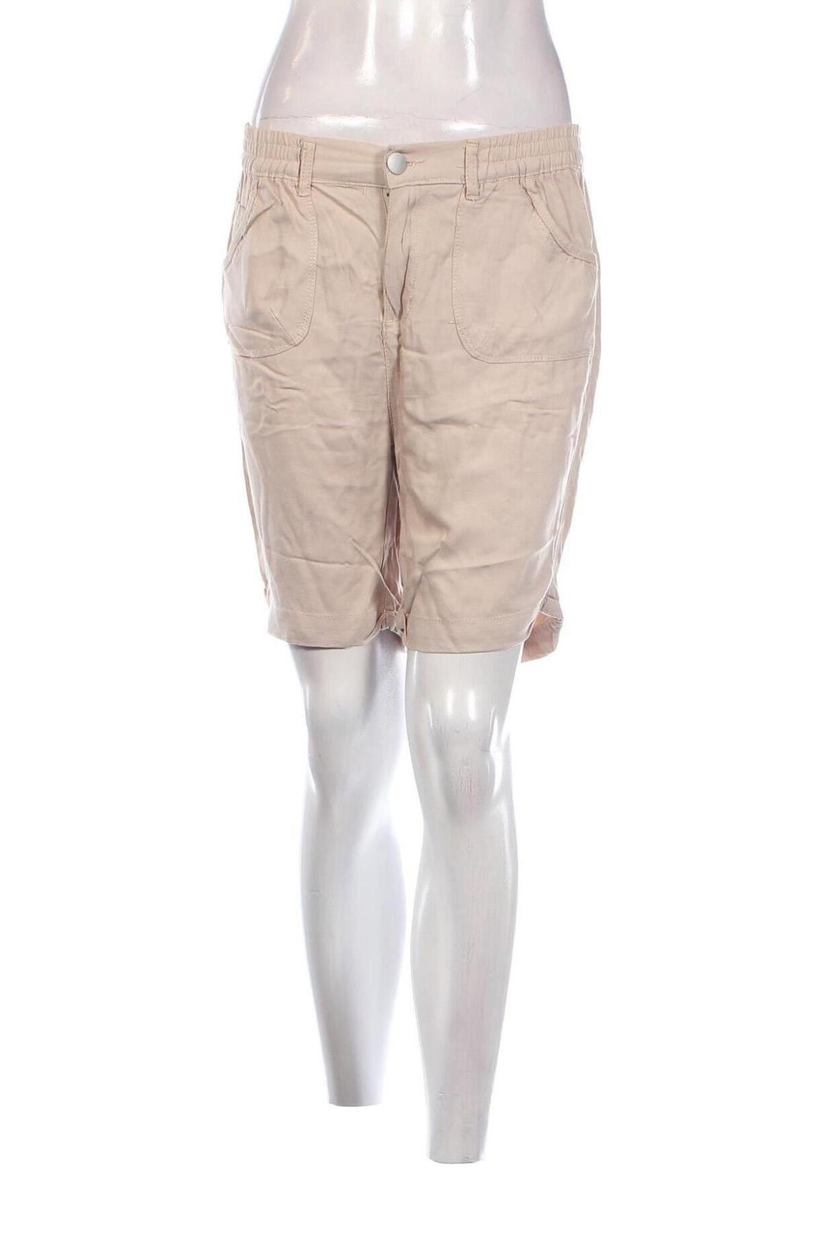 Pantaloni scurți de femei Janina, Mărime S, Culoare Bej, Preț 27,63 Lei