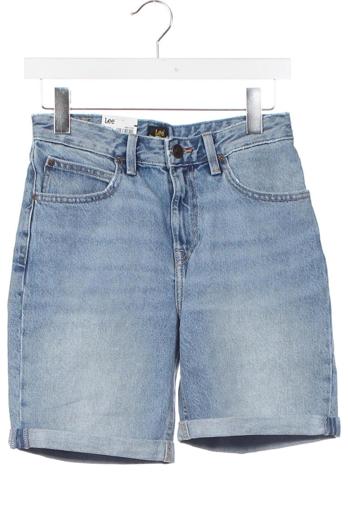 Γυναικείο κοντό παντελόνι Lee, Μέγεθος XS, Χρώμα Μπλέ, Τιμή 25,51 €