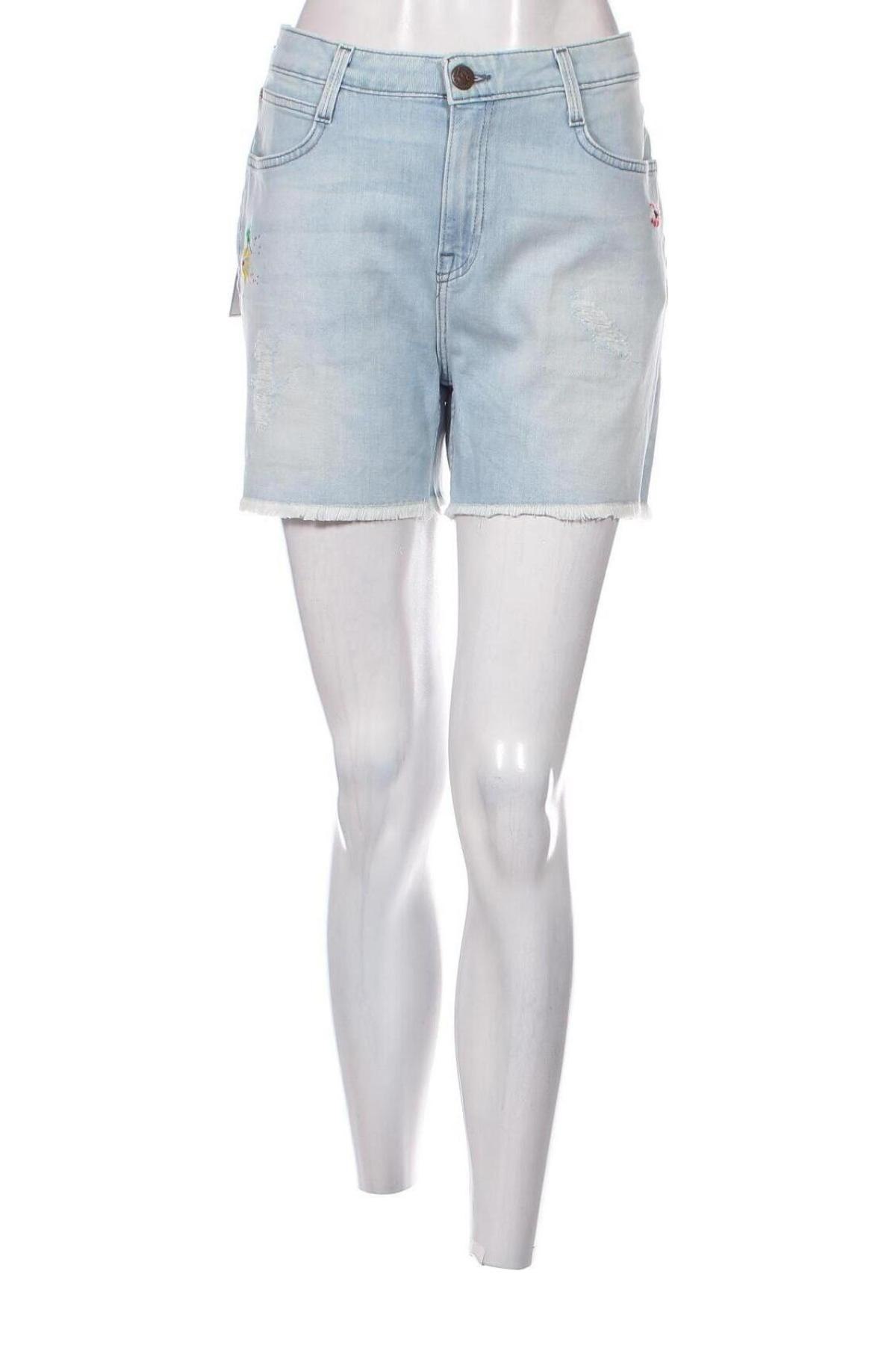 Pantaloni scurți de femei Lee, Mărime XL, Culoare Albastru, Preț 172,76 Lei