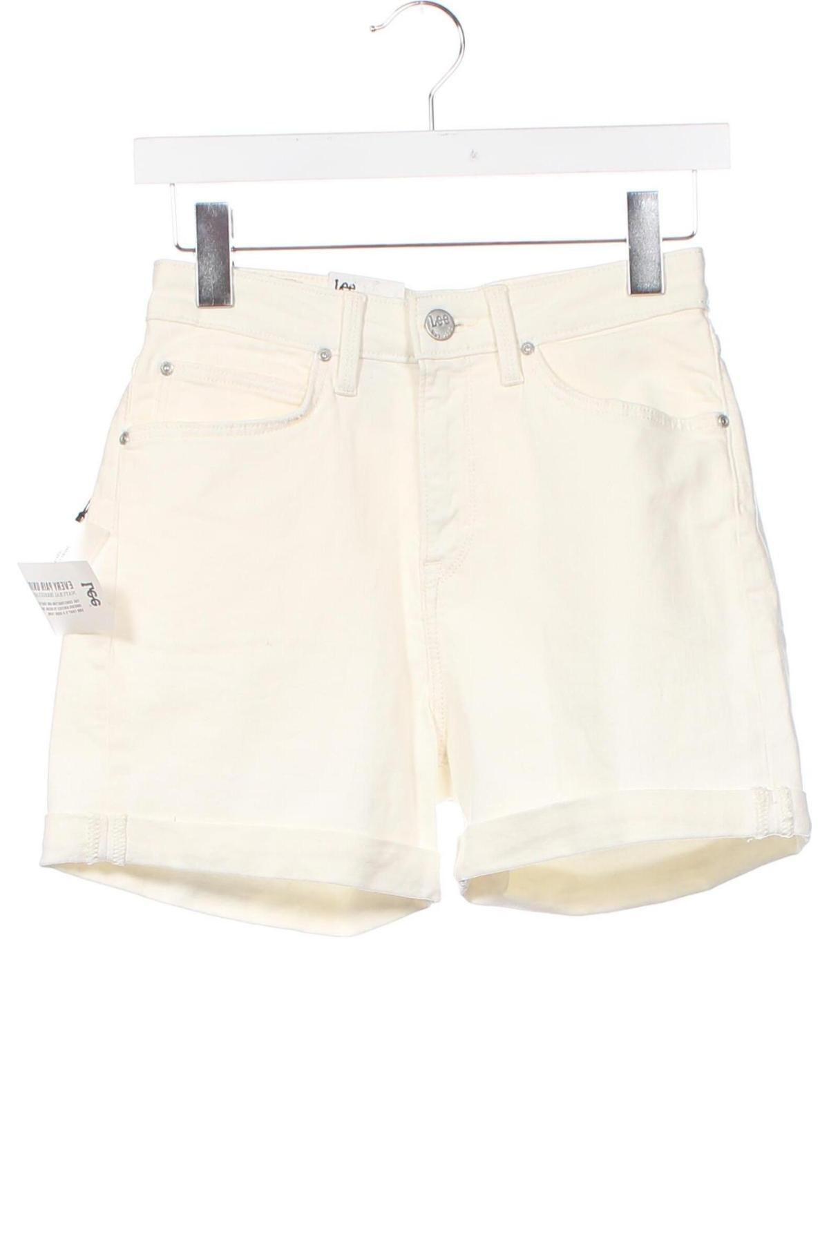 Γυναικείο κοντό παντελόνι Lee, Μέγεθος XS, Χρώμα Λευκό, Τιμή 25,51 €
