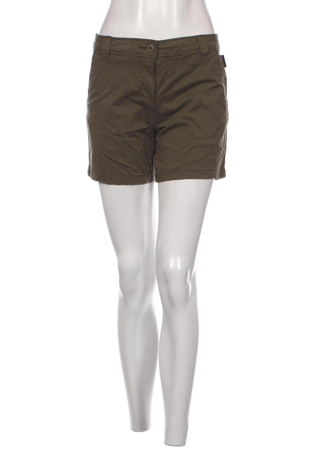 Дамски къс панталон Napapijri, Размер S, Цвят Зелен, Цена 33,32 лв.