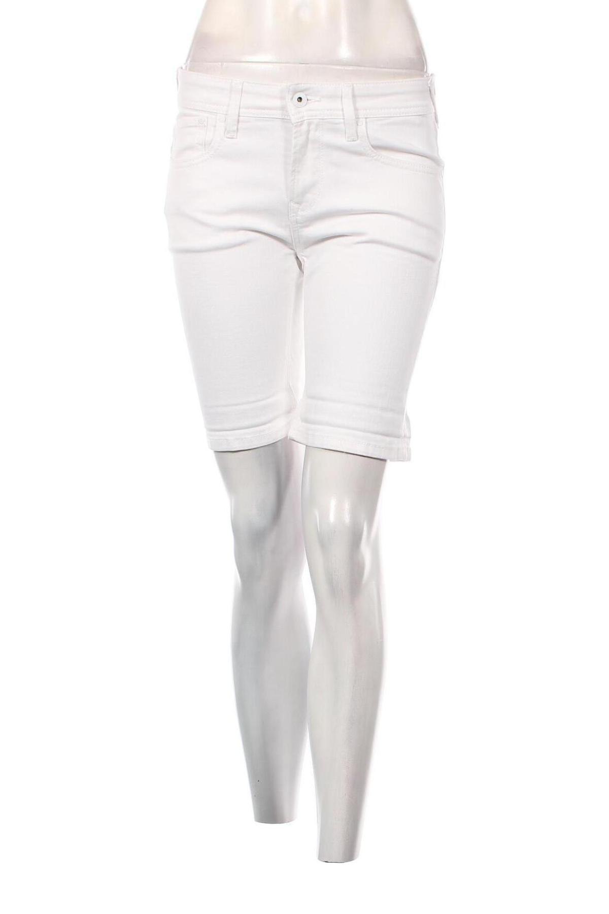 Γυναικείο κοντό παντελόνι Pepe Jeans, Μέγεθος M, Χρώμα Λευκό, Τιμή 23,95 €