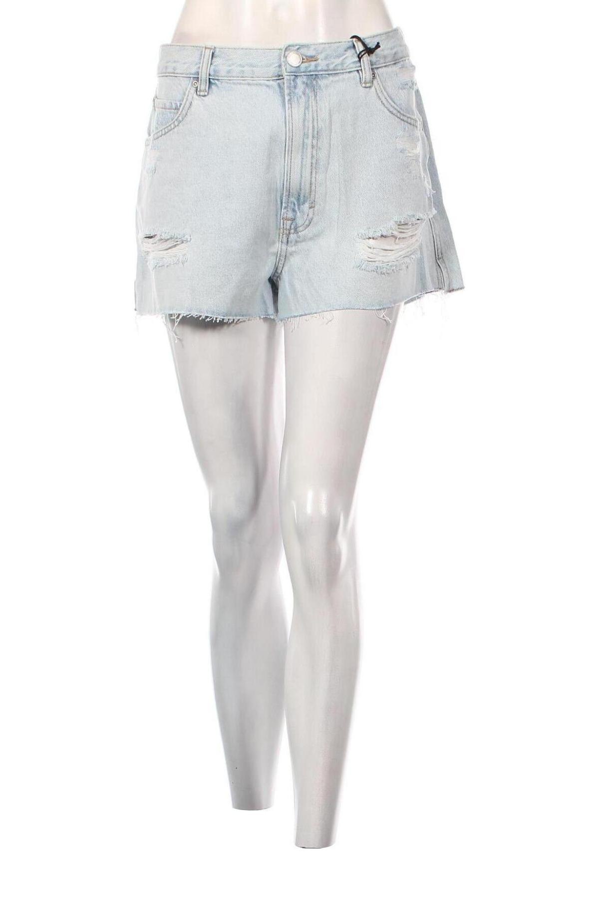 Γυναικείο κοντό παντελόνι Pull&Bear, Μέγεθος XL, Χρώμα Μπλέ, Τιμή 12,62 €