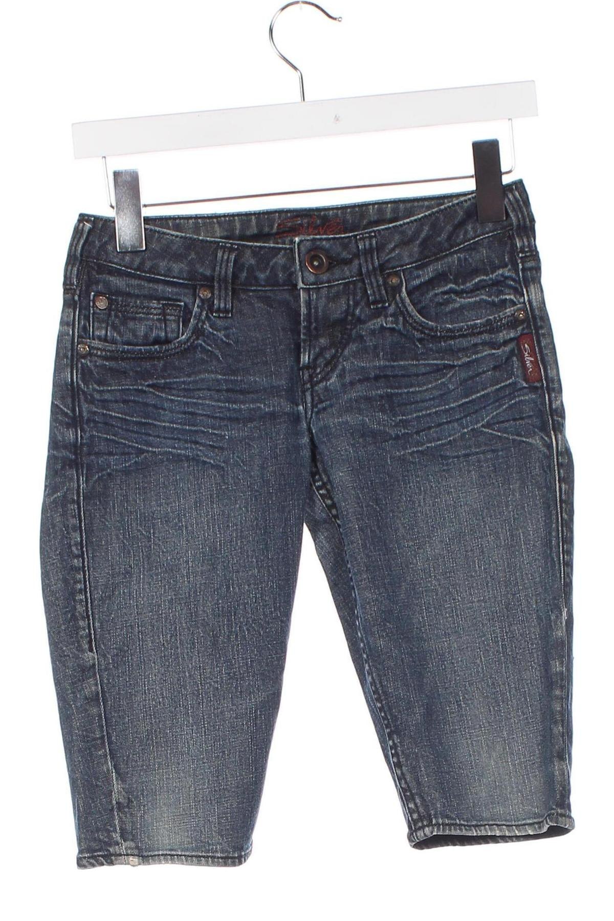 Γυναικείο κοντό παντελόνι Silver Jeans, Μέγεθος XS, Χρώμα Μπλέ, Τιμή 11,08 €
