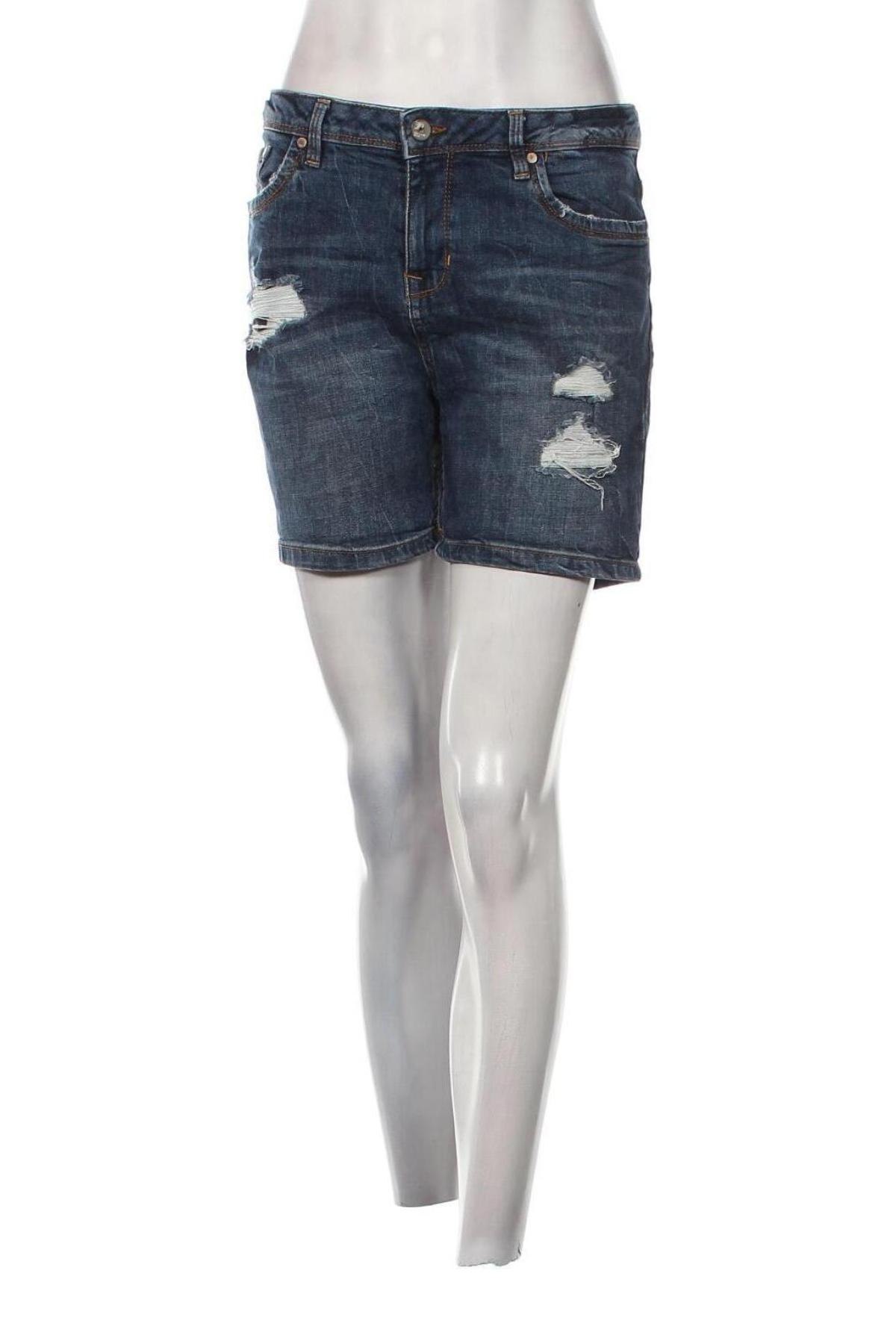 Pantaloni scurți de femei Tom Tailor, Mărime M, Culoare Albastru, Preț 52,20 Lei