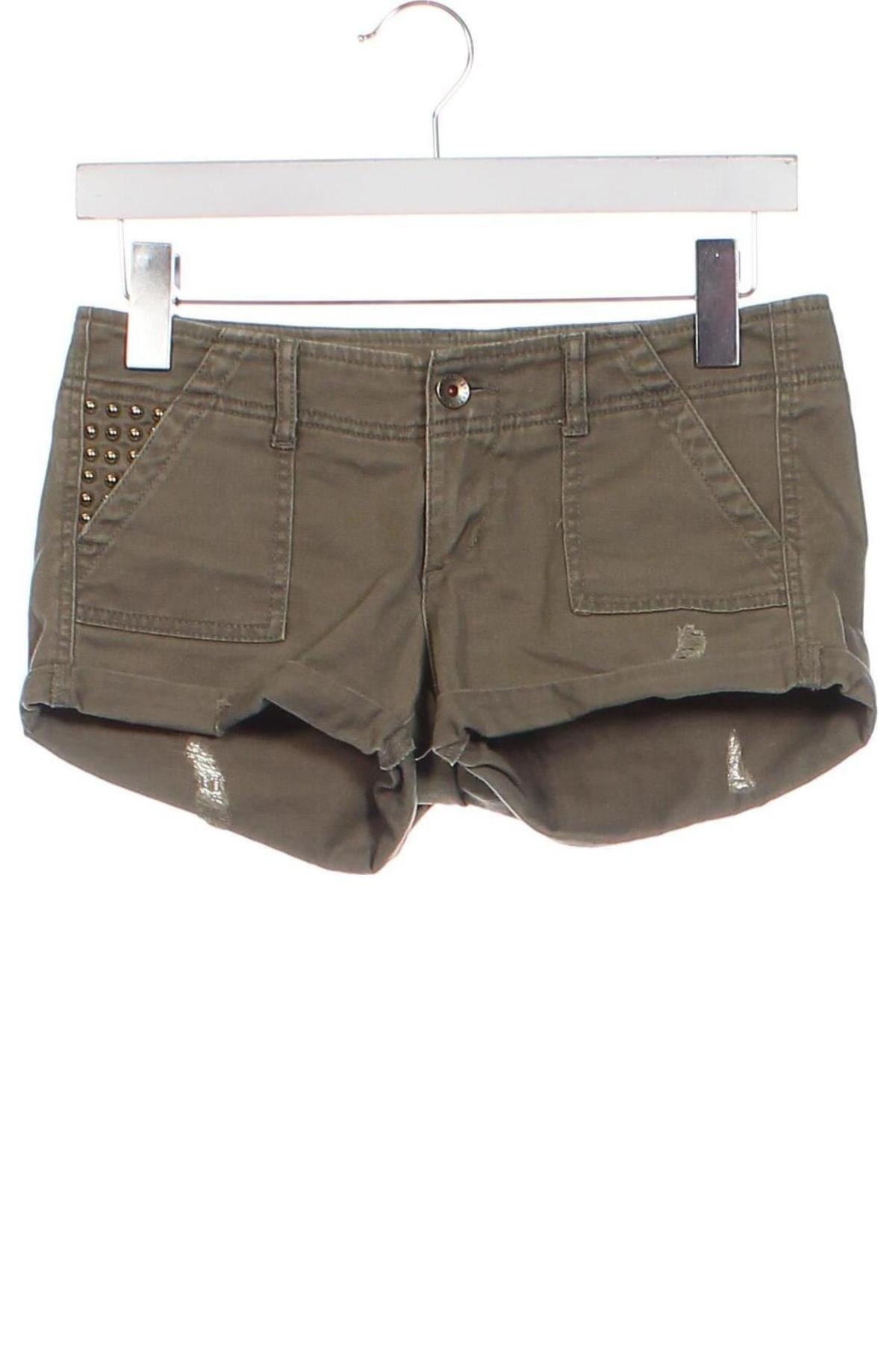 Pantaloni scurți de femei United Colors Of Benetton, Mărime XS, Culoare Verde, Preț 25,51 Lei