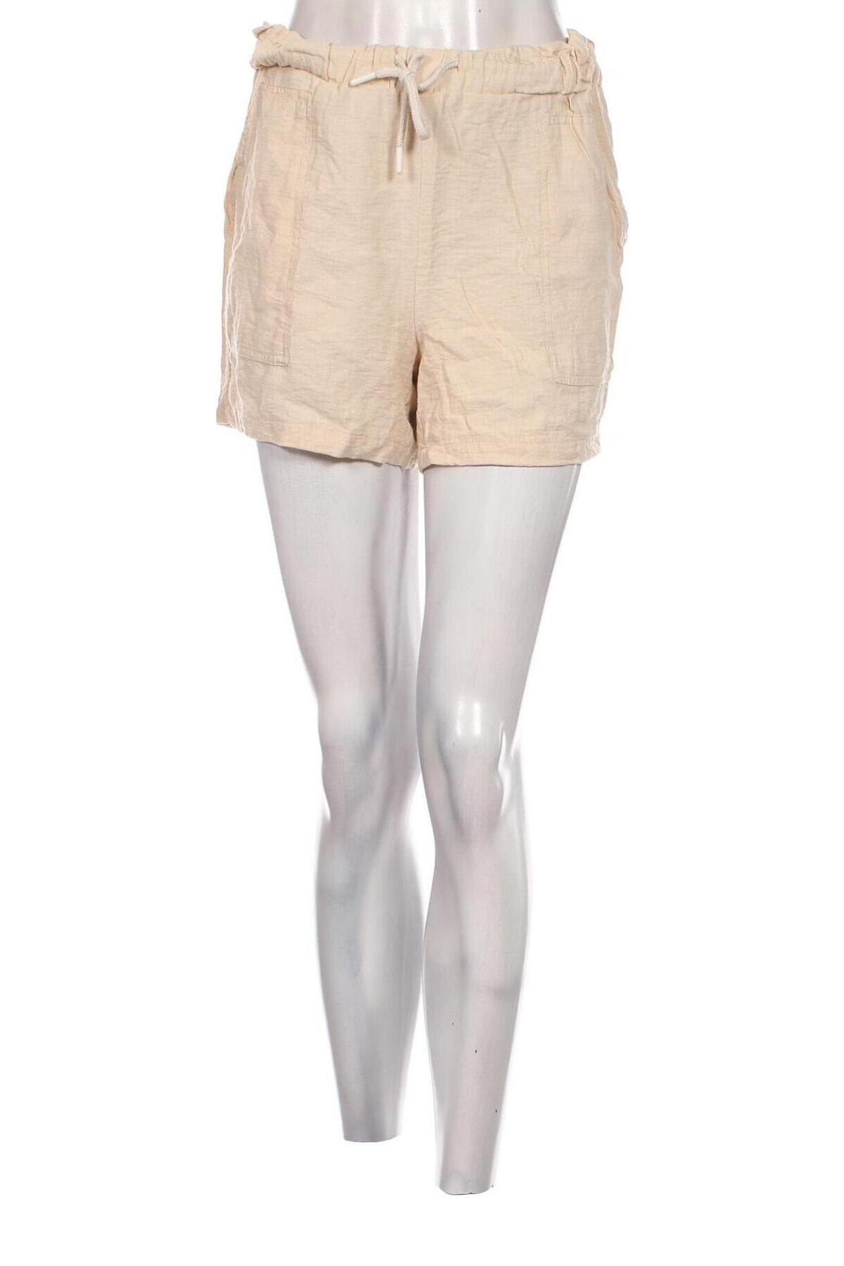 Γυναικείο κοντό παντελόνι Xside, Μέγεθος M, Χρώμα Εκρού, Τιμή 5,70 €