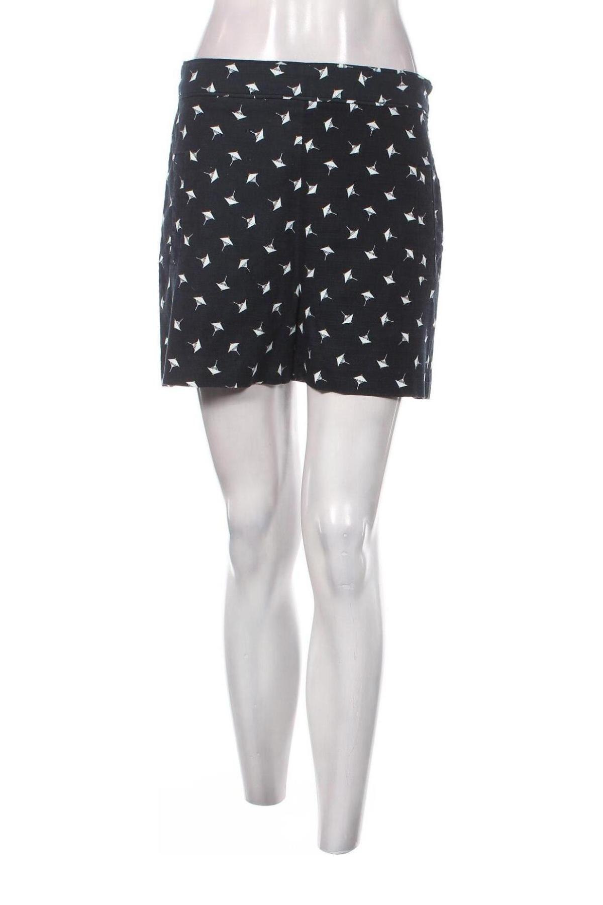 Γυναικείο κοντό παντελόνι Zara, Μέγεθος L, Χρώμα Μπλέ, Τιμή 5,52 €