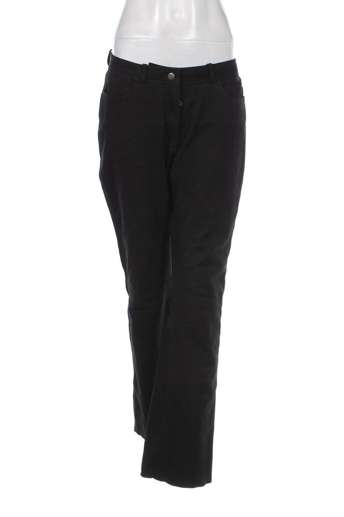 Pantaloni de piele pentru damă, Mărime L, Culoare Negru, Preț 140,79 Lei