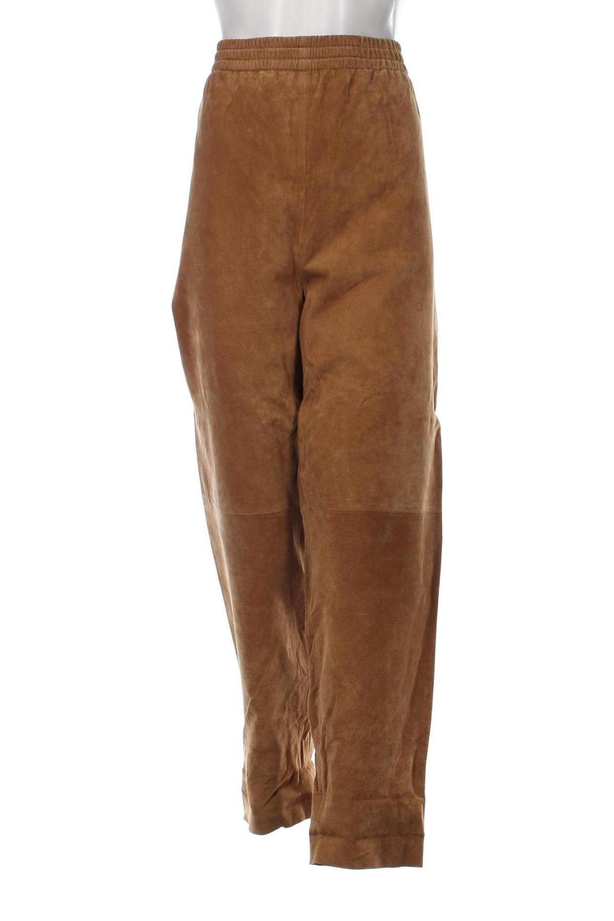 Damen Lederhose, Größe XXL, Farbe Beige, Preis 74,46 €