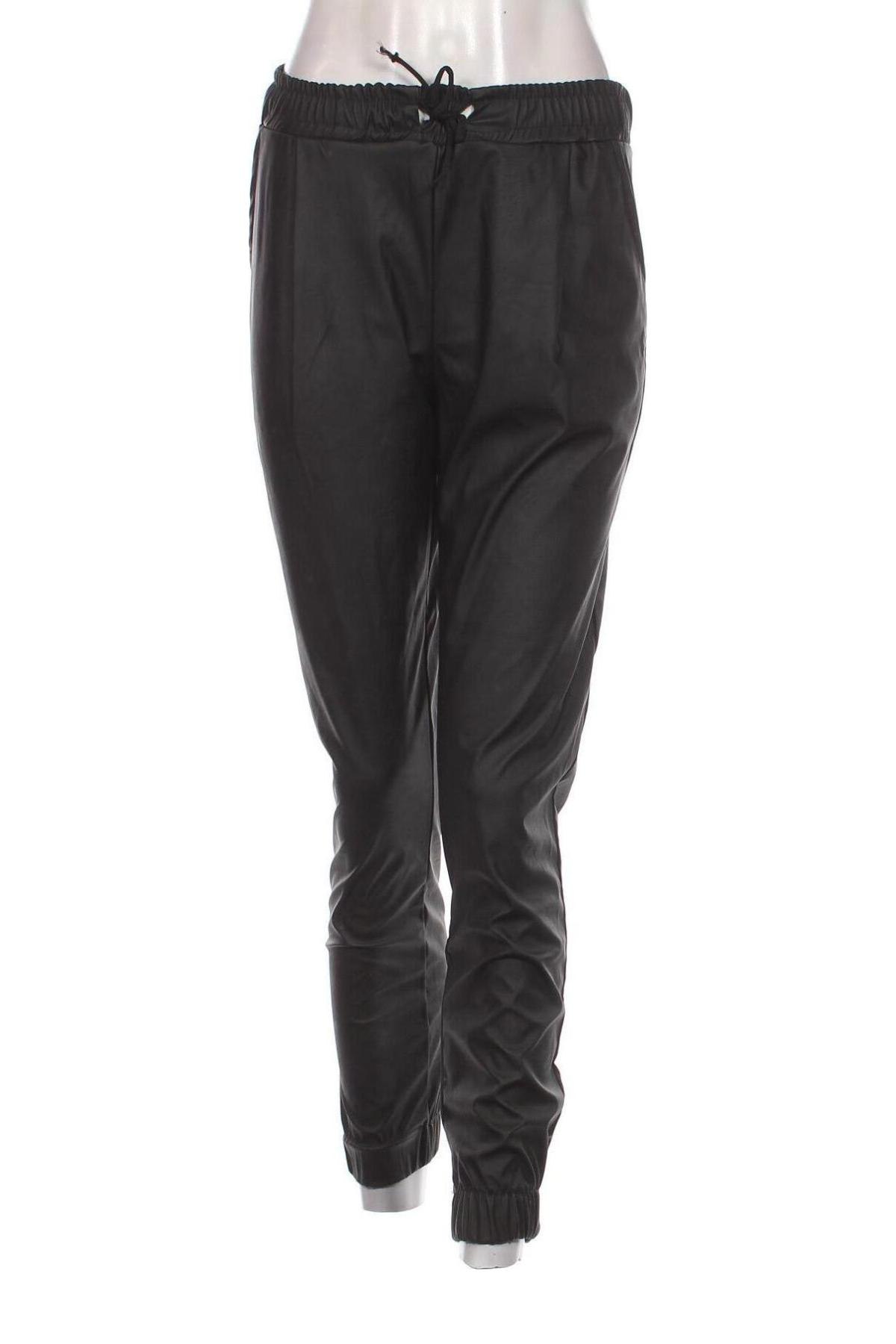 Γυναικείο παντελόνι δερμάτινο, Μέγεθος M, Χρώμα Μαύρο, Τιμή 9,30 €