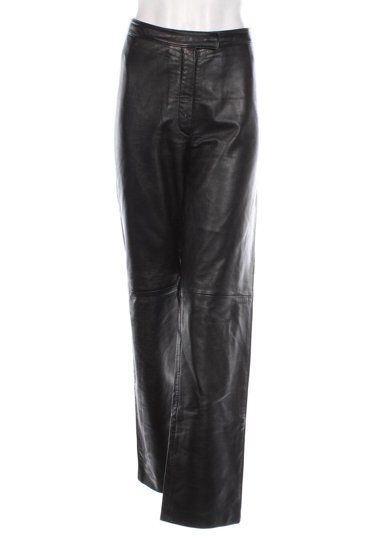 Γυναικείο παντελόνι δερμάτινο, Μέγεθος XL, Χρώμα Μαύρο, Τιμή 33,10 €