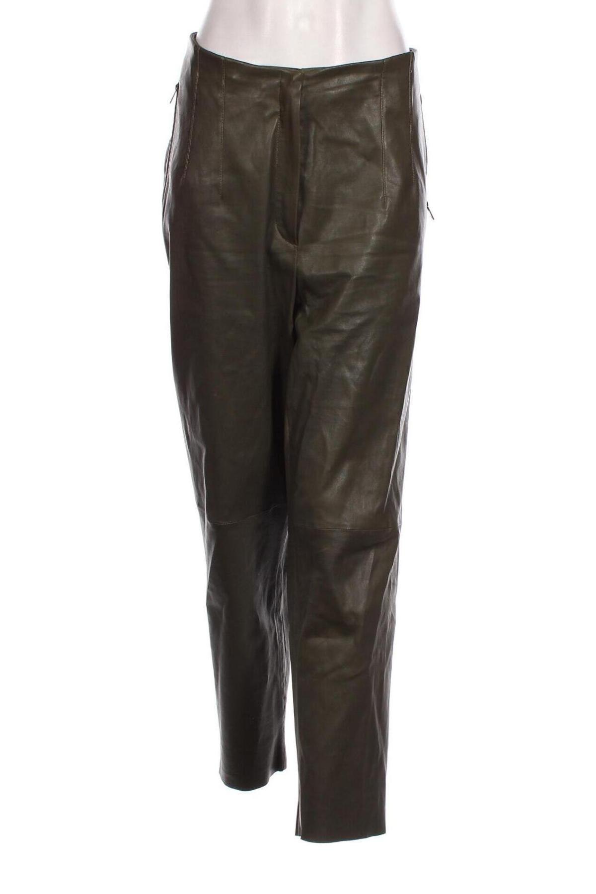 Dámské kožené kalhoty  Riani, Velikost XL, Barva Zelená, Cena  3 329,00 Kč
