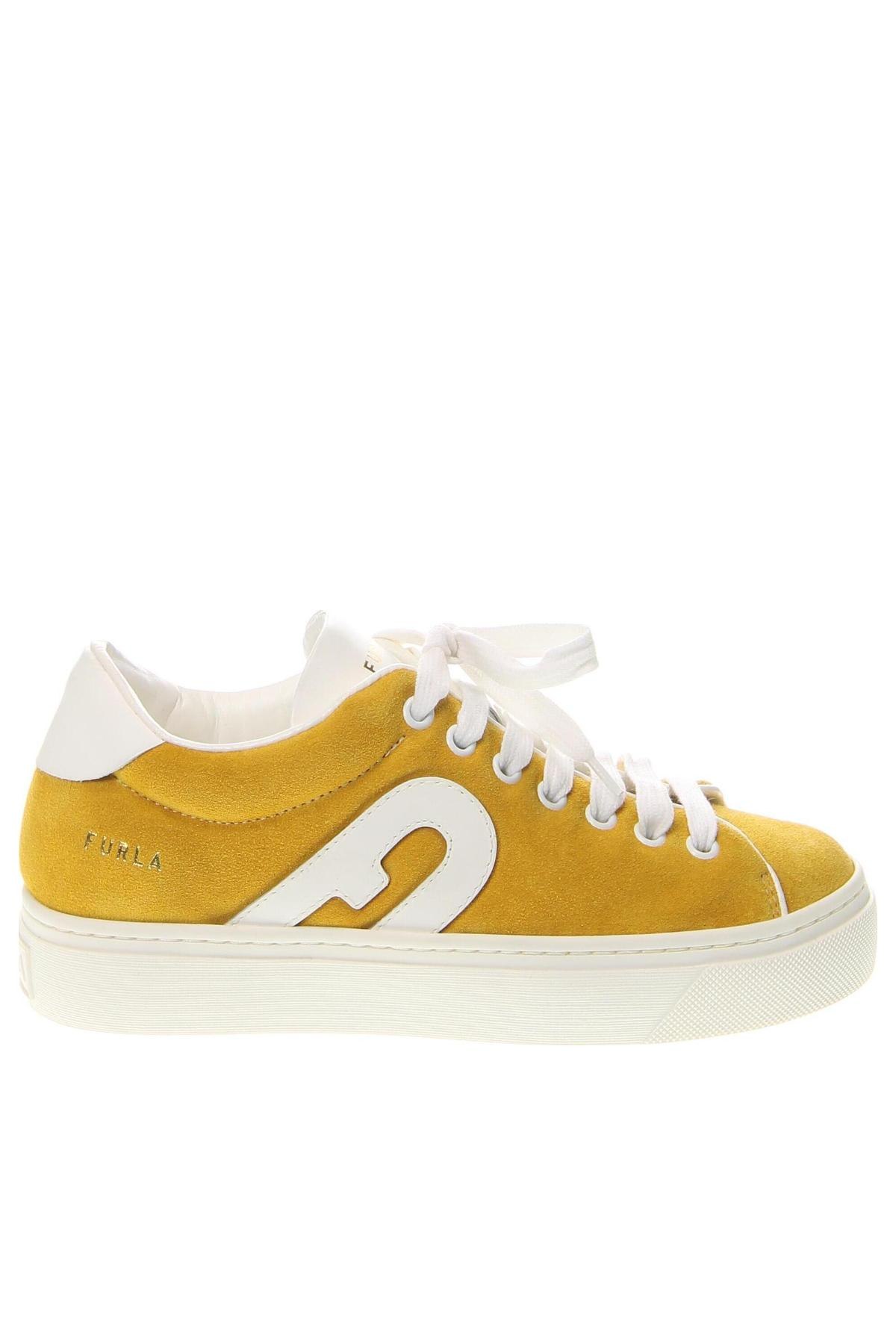 Γυναικεία παπούτσια Furla, Μέγεθος 36, Χρώμα Κίτρινο, Τιμή 200,00 €