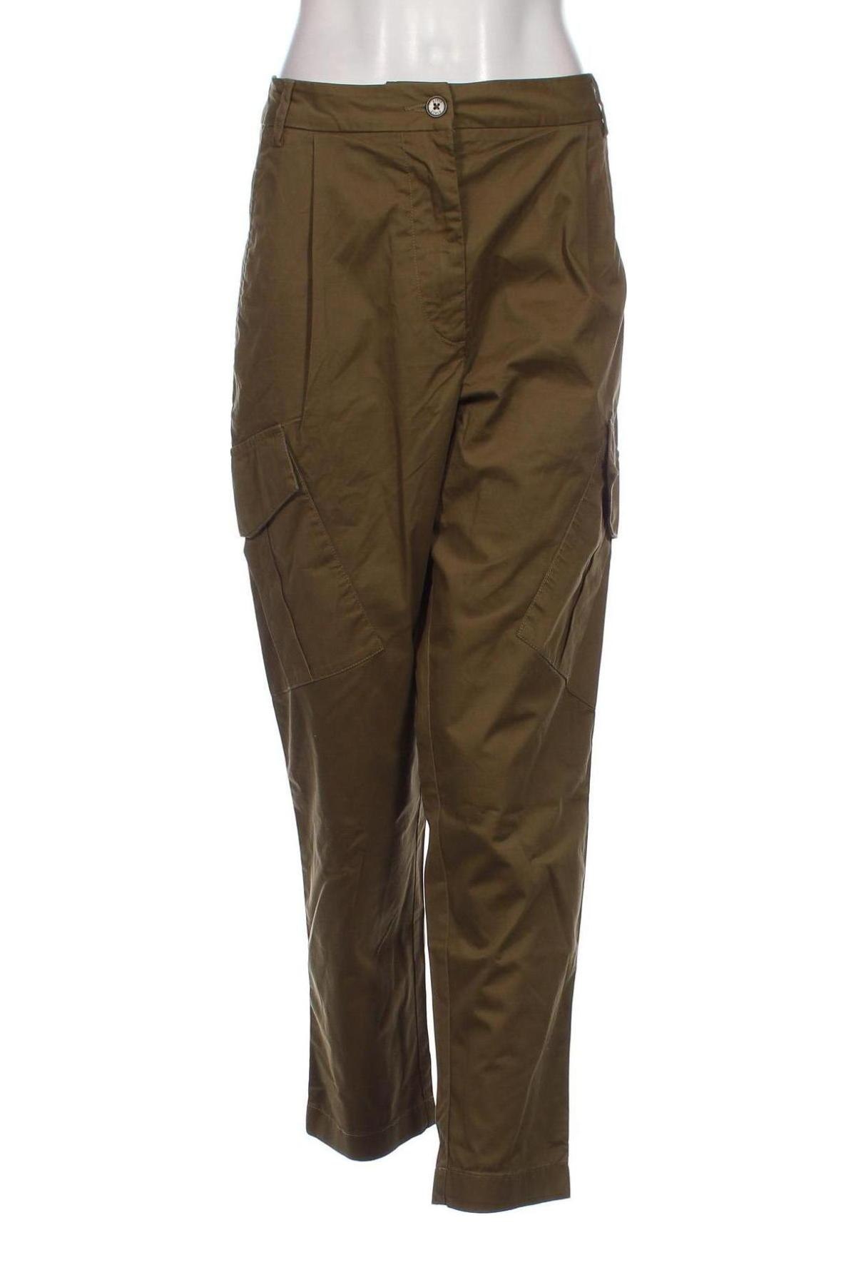 Pantaloni de femei Aigle, Mărime L, Culoare Verde, Preț 335,53 Lei