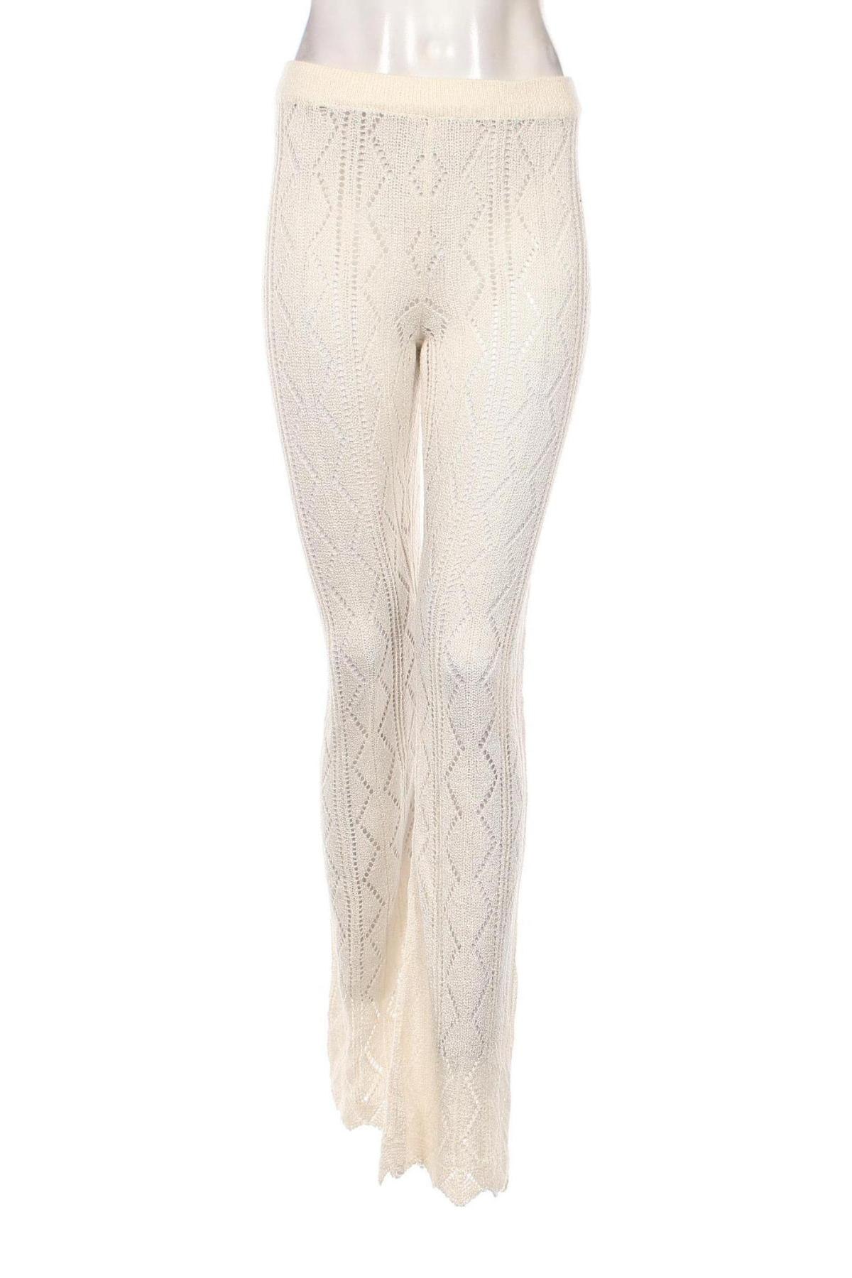 Γυναικείο παντελόνι Amisu, Μέγεθος S, Χρώμα Εκρού, Τιμή 9,39 €