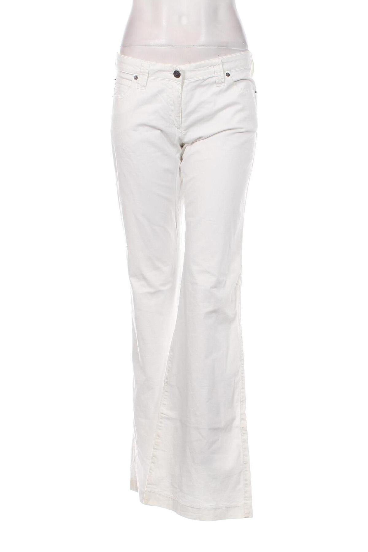 Pantaloni de femei Armani Jeans, Mărime M, Culoare Alb, Preț 299,24 Lei