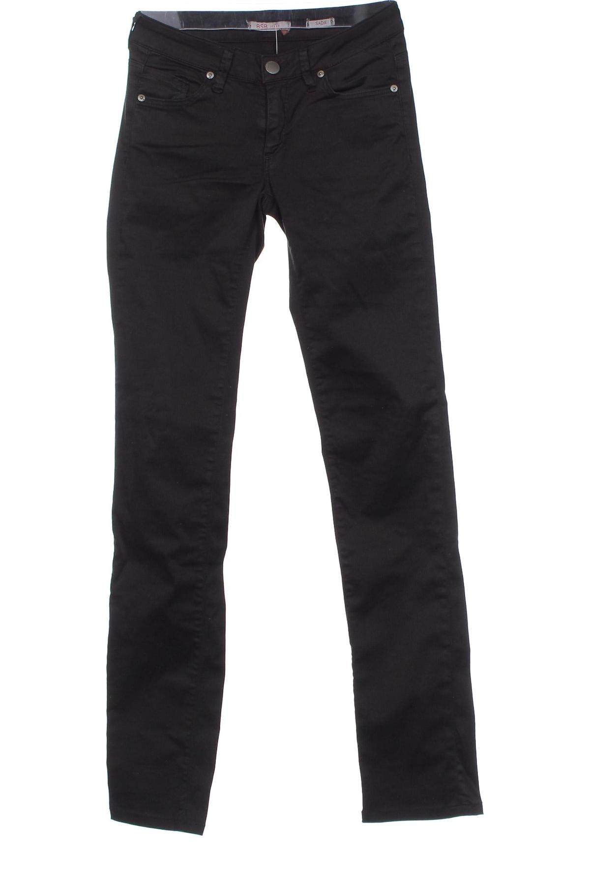 Pantaloni de femei BSB Jeans, Mărime XS, Culoare Negru, Preț 68,25 Lei