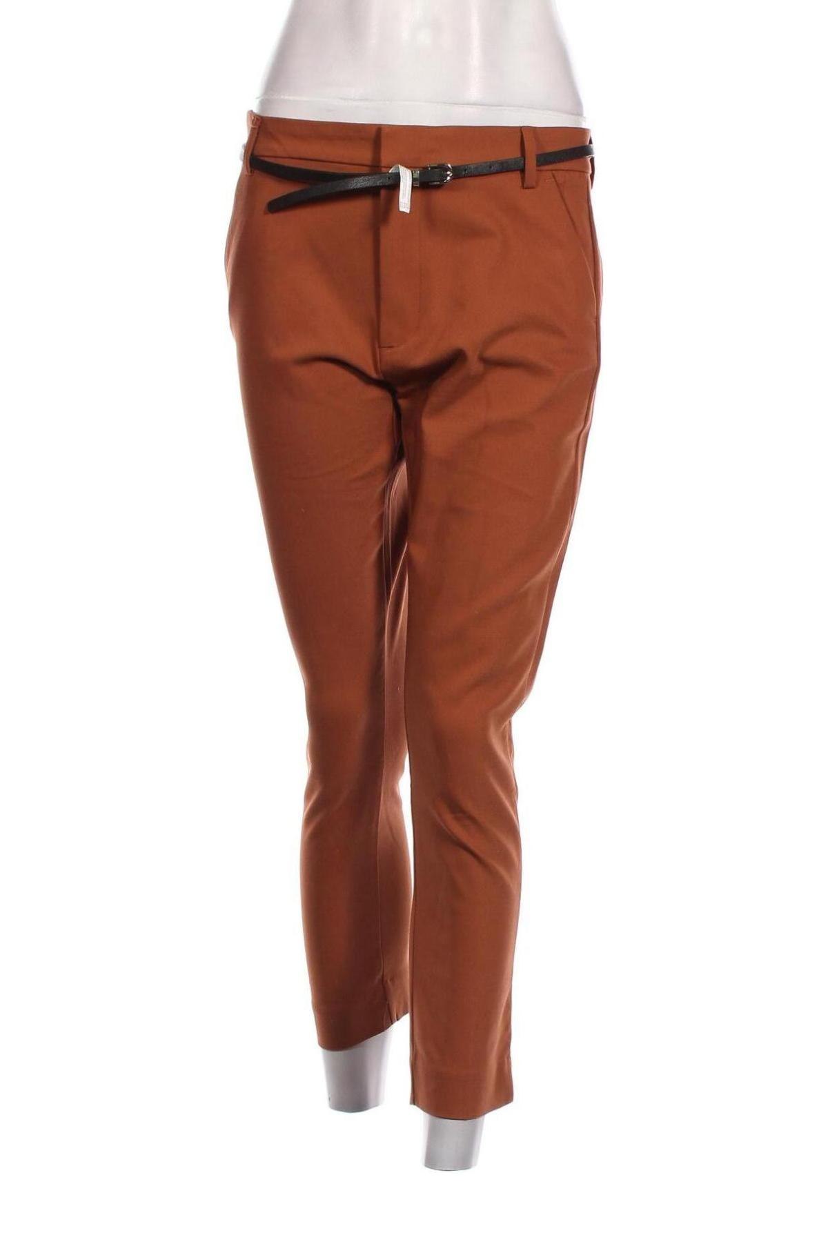 Дамски панталон Bershka, Размер M, Цвят Кафяв, Цена 16,53 лв.