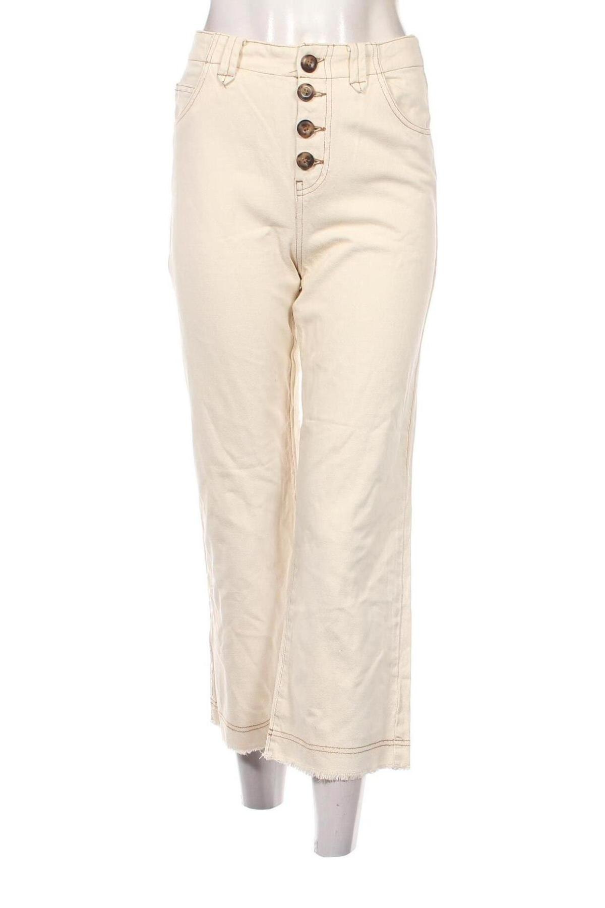 Damenhose Bershka, Größe S, Farbe Beige, Preis € 20,18