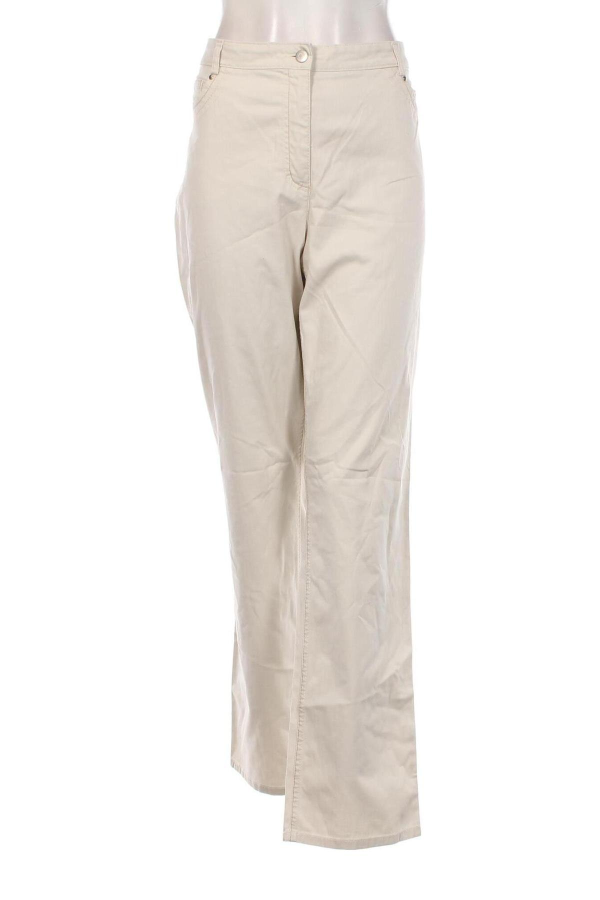 Pantaloni de femei Canda, Mărime XL, Culoare Bej, Preț 38,16 Lei