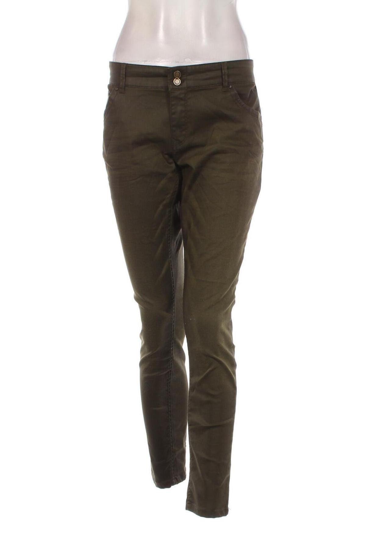 Pantaloni de femei Charles Vogele, Mărime XL, Culoare Verde, Preț 47,70 Lei