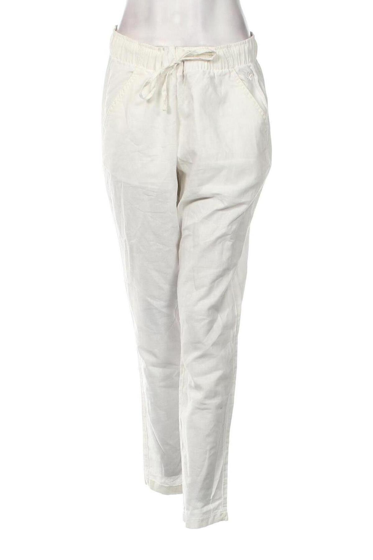 Дамски панталон Esmaee, Размер L, Цвят Бял, Цена 41,00 лв.