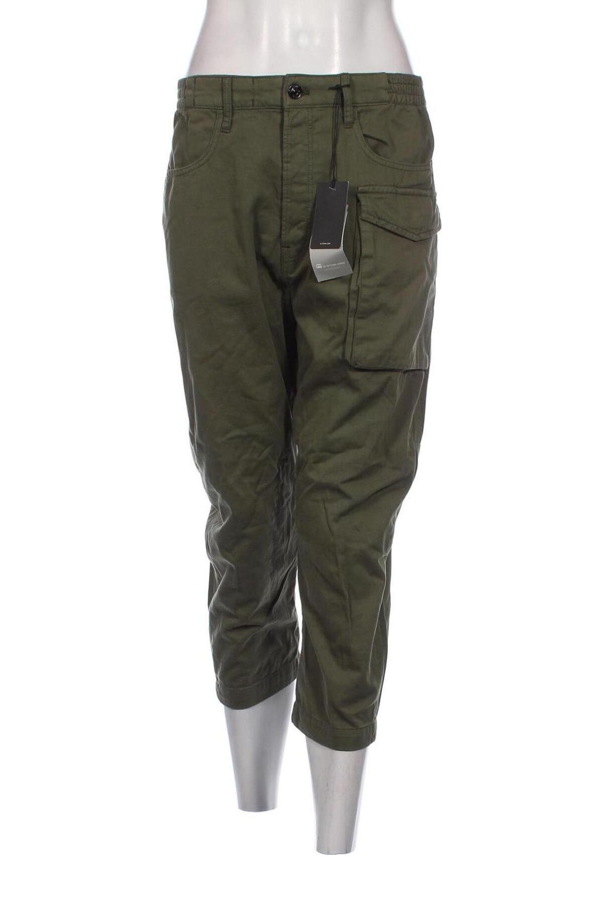 Pantaloni de femei G-Star Raw, Mărime S, Culoare Verde, Preț 264,81 Lei