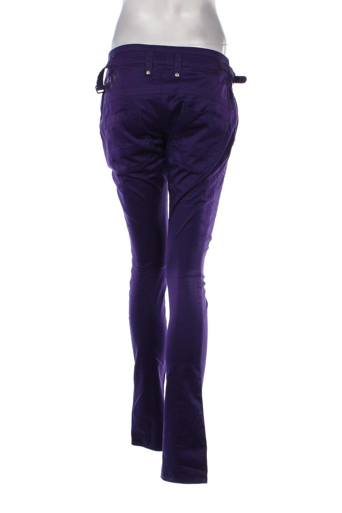Дамски панталон G-Star Raw, Размер M, Цвят Лилав, Цена 37,50 лв.