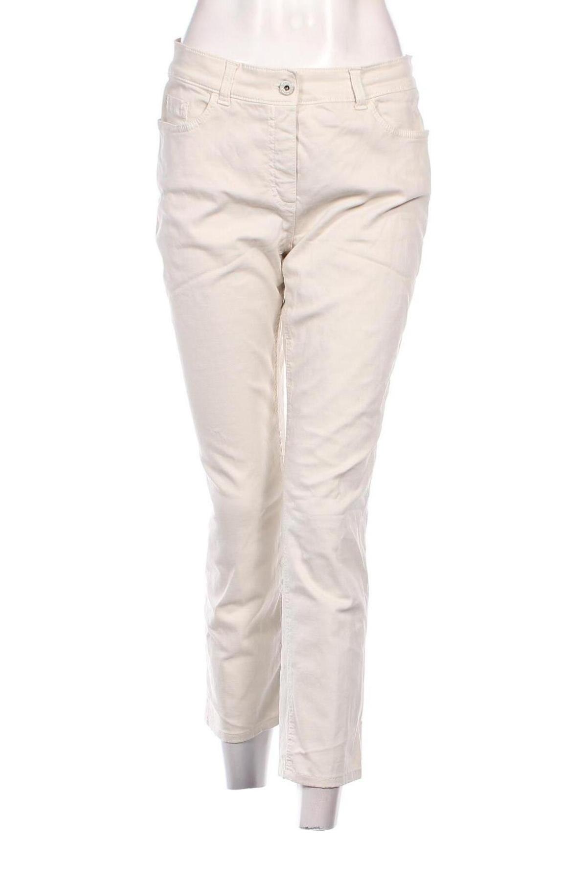 Дамски панталон Gerry Weber, Размер M, Цвят Екрю, Цена 34,00 лв.