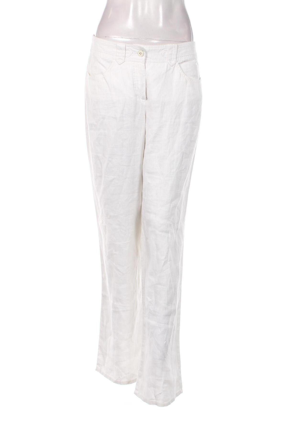 Pantaloni de femei Gerry Weber, Mărime M, Culoare Alb, Preț 121,10 Lei